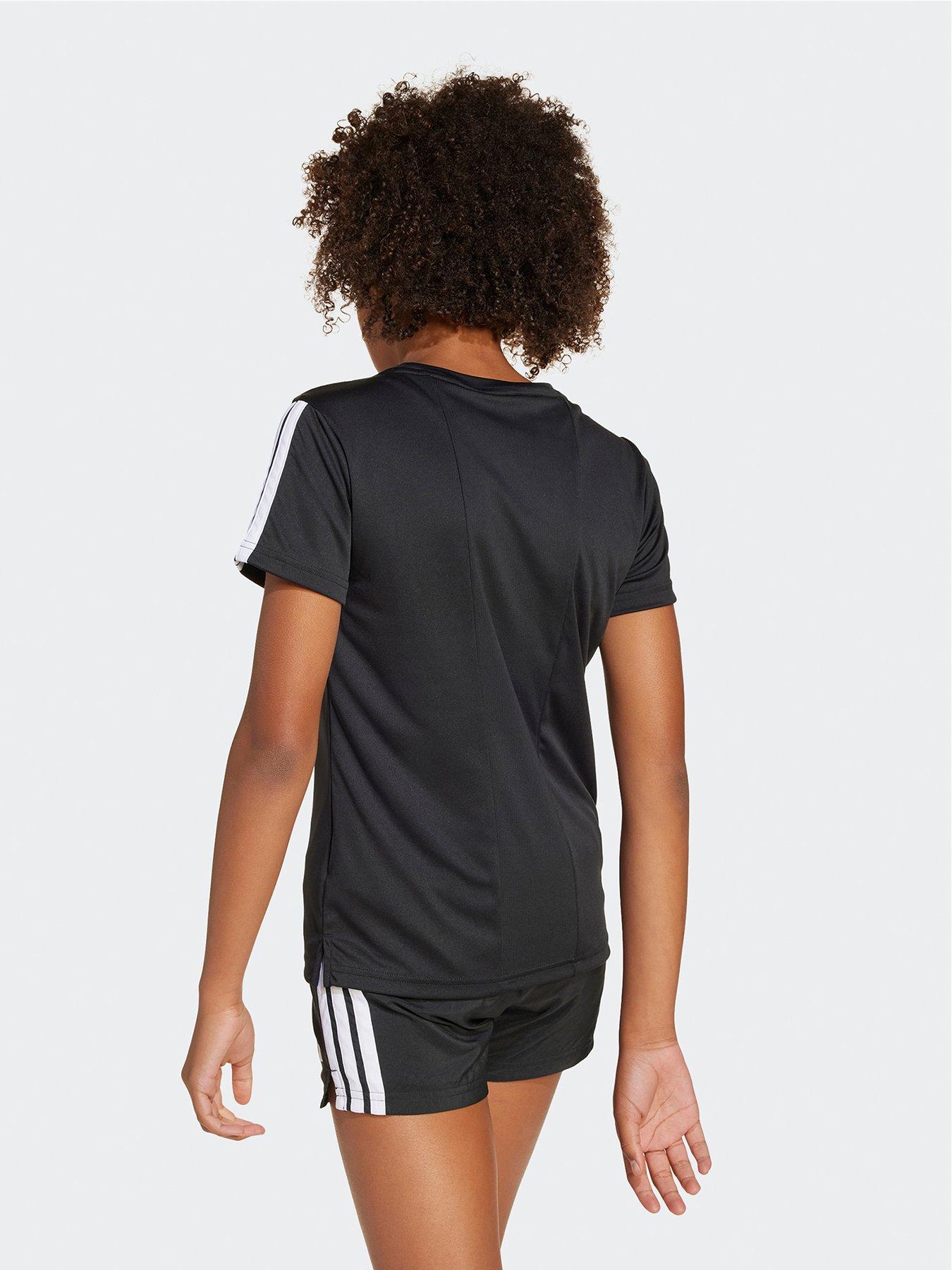 adidas-junior-girls-train-essentials-3-stripe-t-shirt-blackback