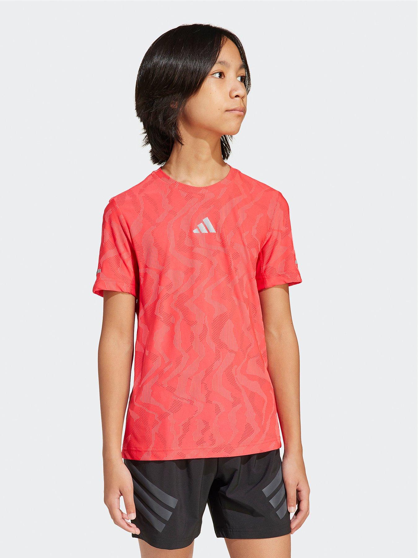 adidas Junior Boys Running Champ Woven Shorts - Black