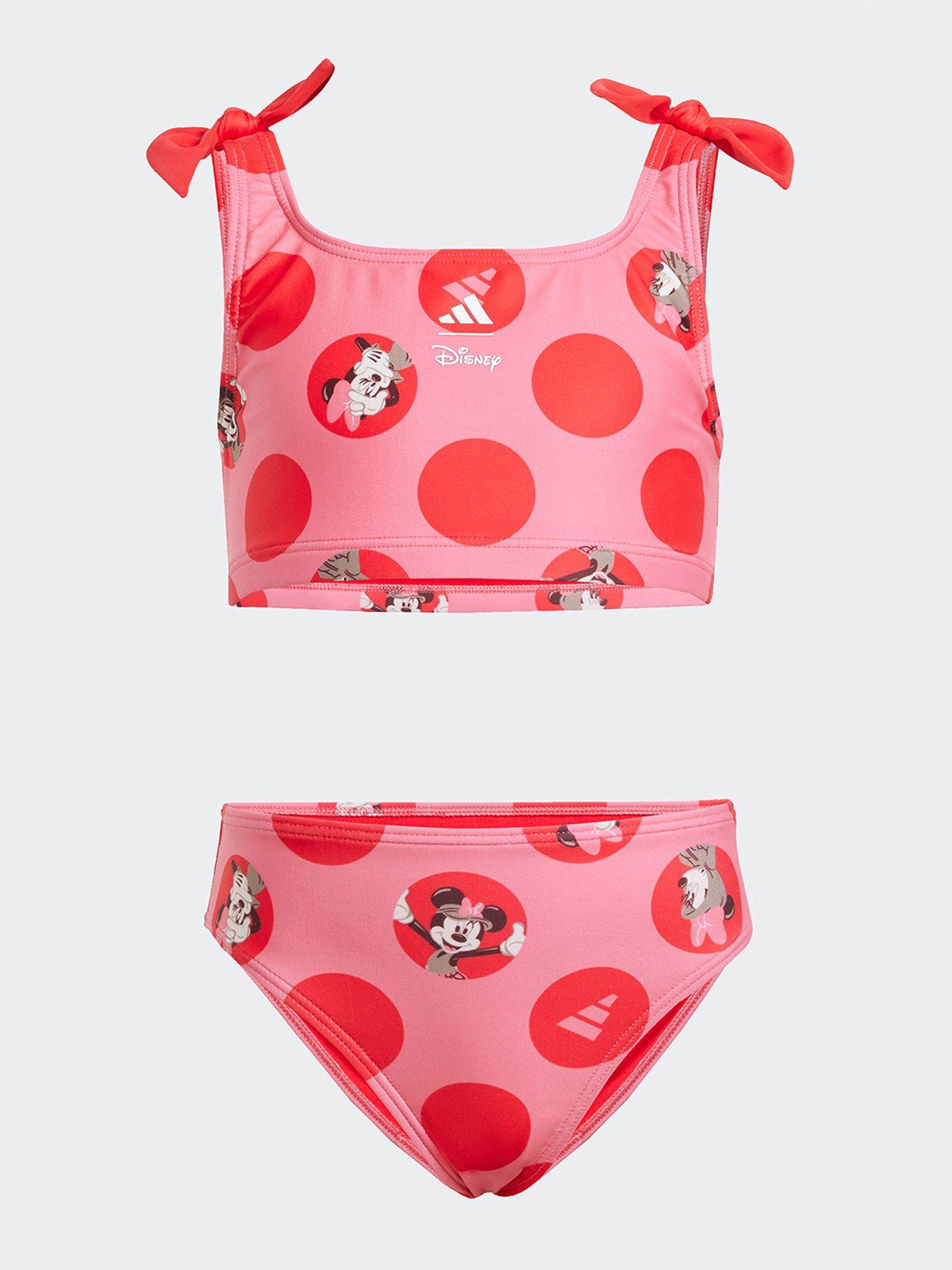 Image 1 of 5 of adidas Kids Girls Disney Minnie Bikini - Pink
