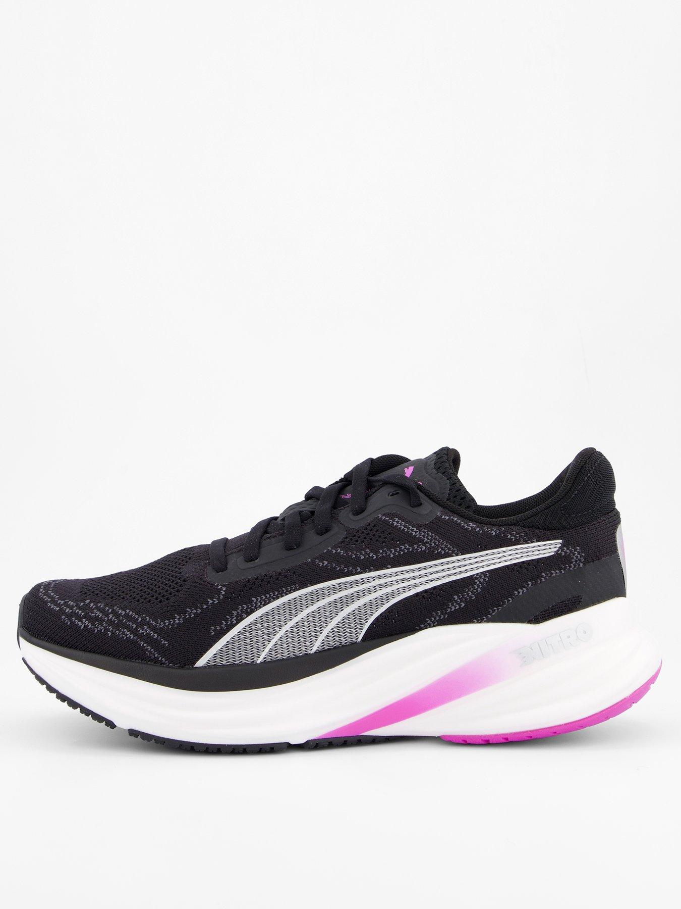 Image 1 of 7 of Puma Womens Running Magnify Nitro 2 Trainers - Puma Black-Pure Magenta