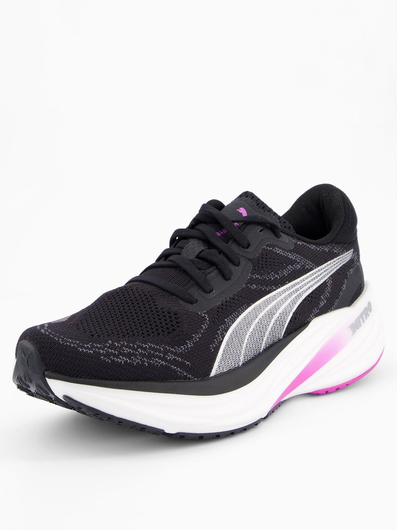 Image 2 of 7 of Puma Womens Running Magnify Nitro 2 Trainers - Puma Black-Pure Magenta