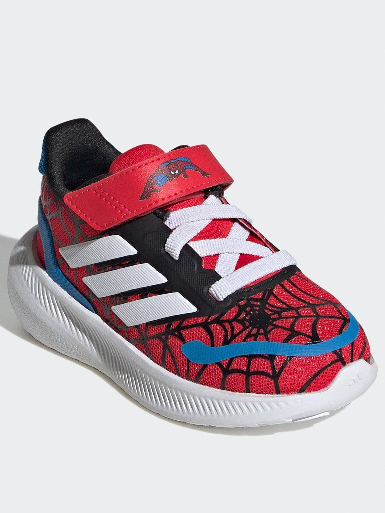Image 2 of 7 of adidas Boys Infant Runfalcon Spider-Man Trainers - Red