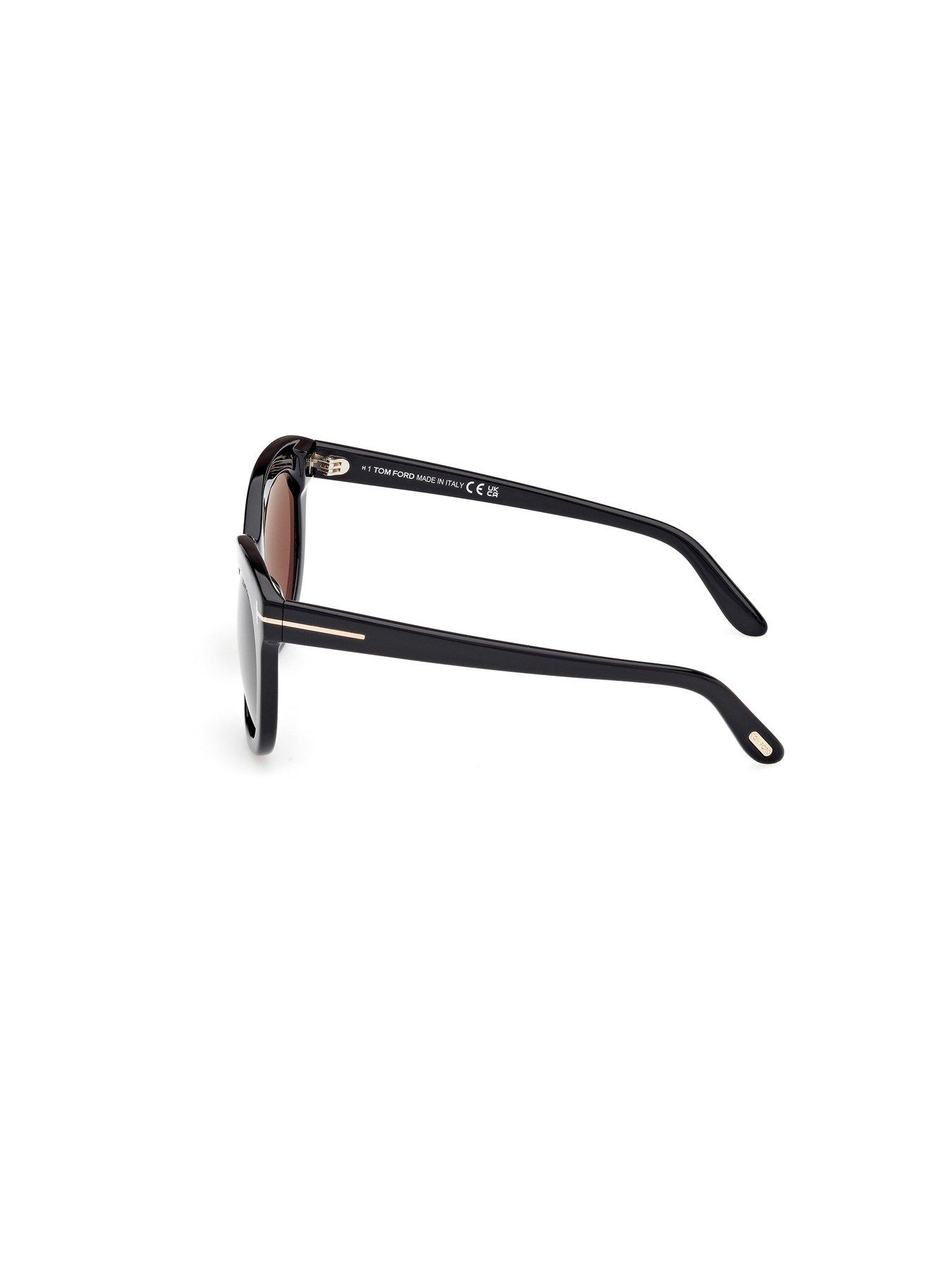 Image 2 of 4 of Tom Ford Odette Butterfly Sunglasses - Black