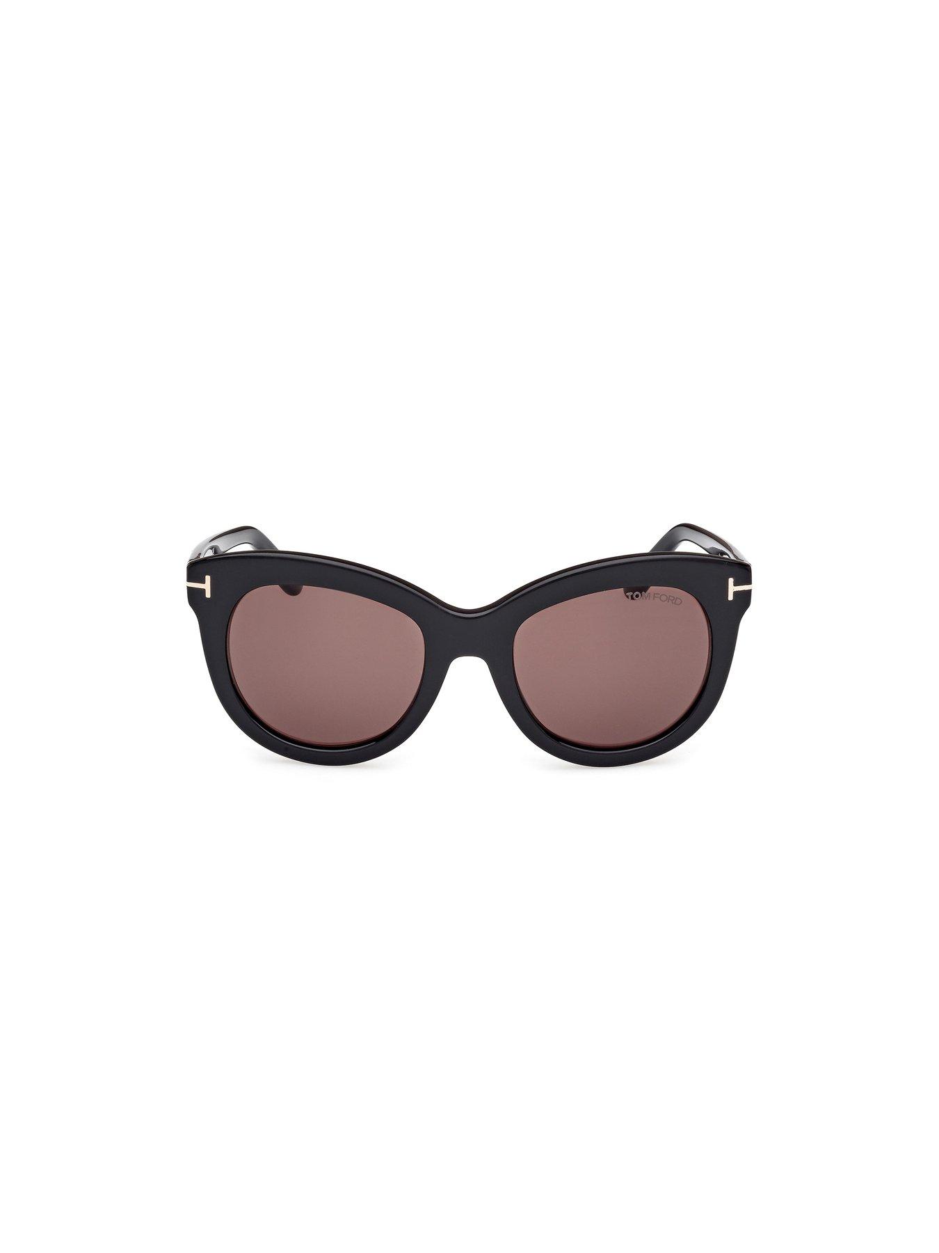 Image 4 of 4 of Tom Ford Odette Butterfly Sunglasses - Black