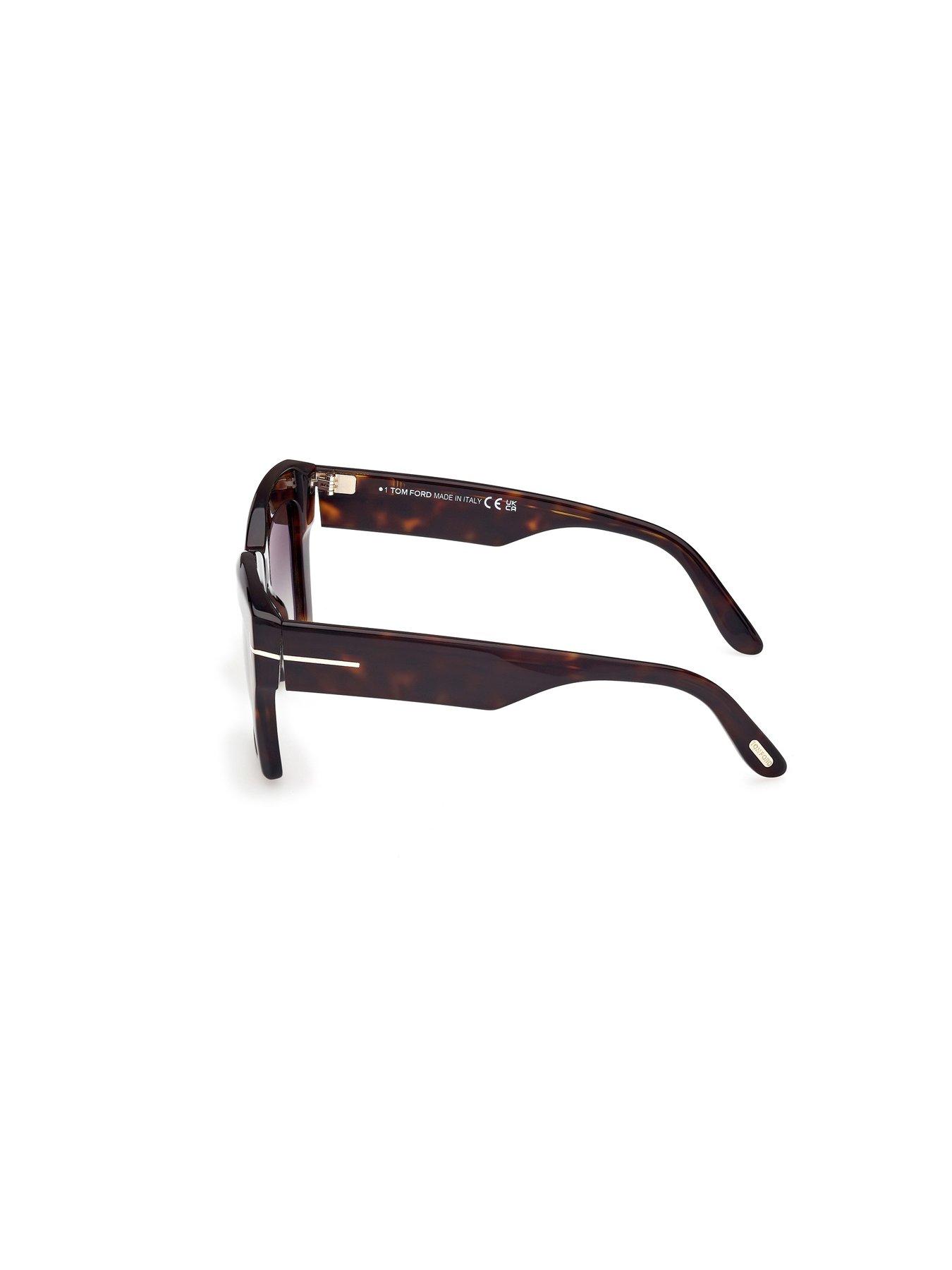 Image 2 of 4 of Tom Ford Luna Butterfly Sunglasses - Dark Havana