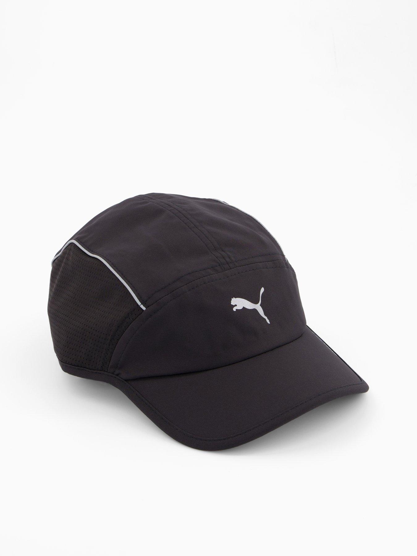 Image 2 of 4 of Puma Unisex Running Short Visor 5 Panel Cap - Puma Black