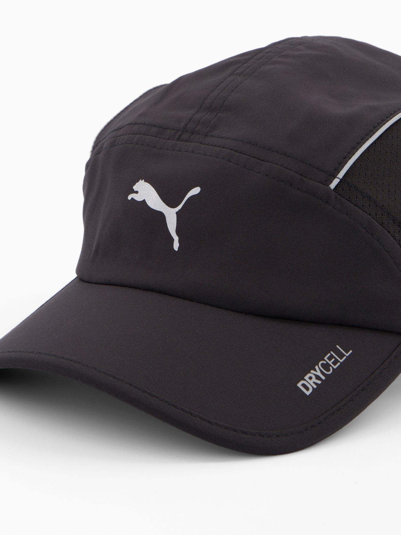 Image 3 of 4 of Puma Unisex Running Short Visor 5 Panel Cap - Puma Black