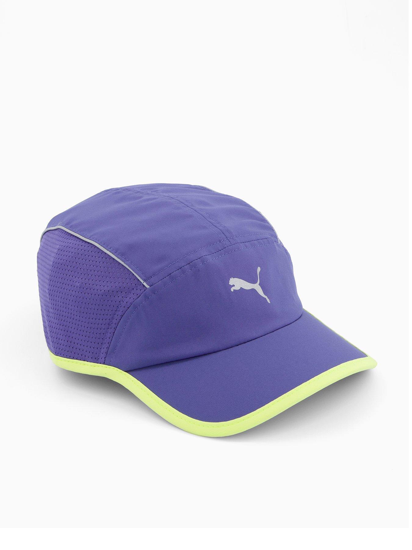 puma-unisex-running-short-visor-5-panel-cap-blue