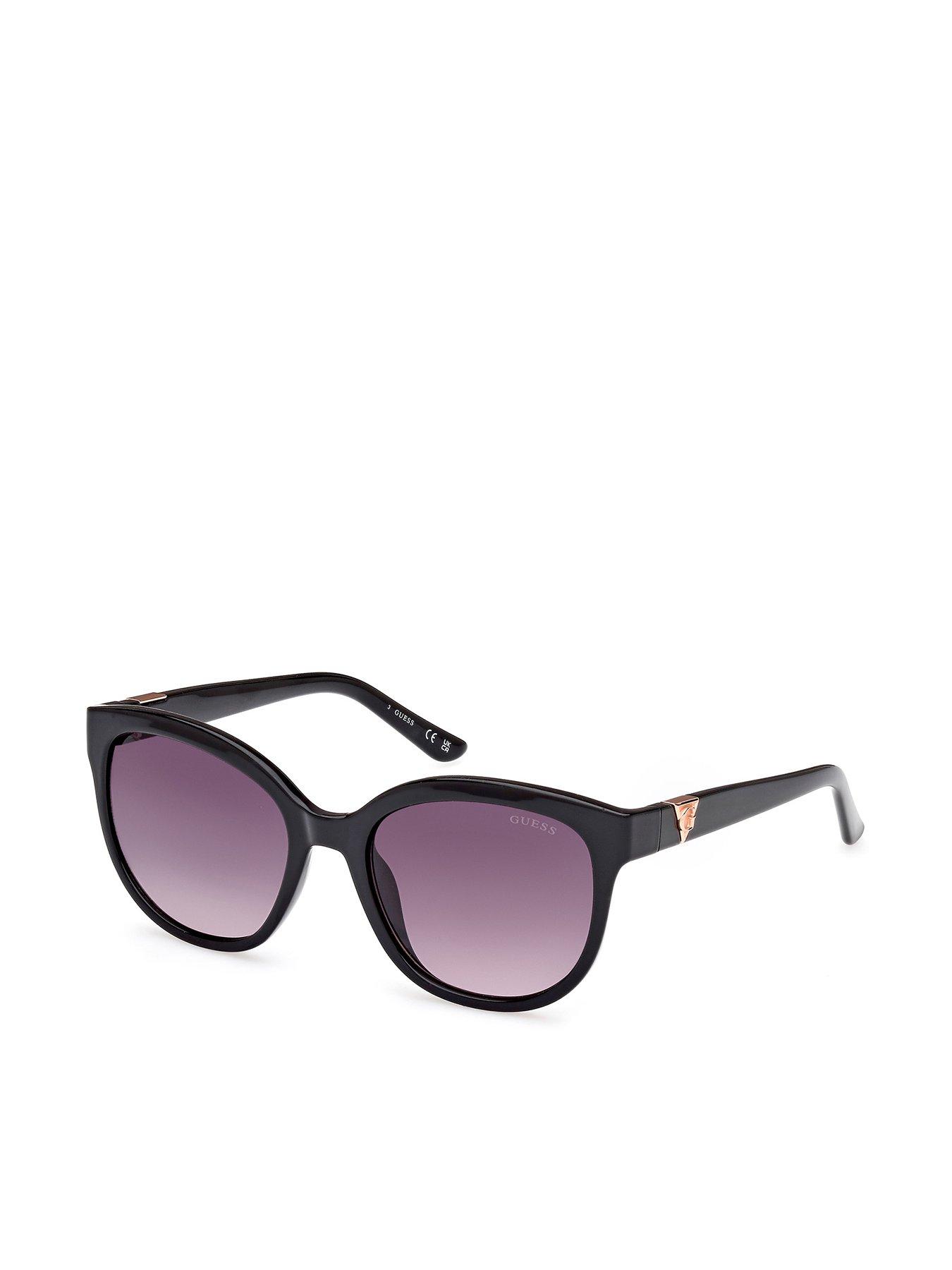 Image 1 of 4 of Guess Gradient Tint Sunglasses - Black