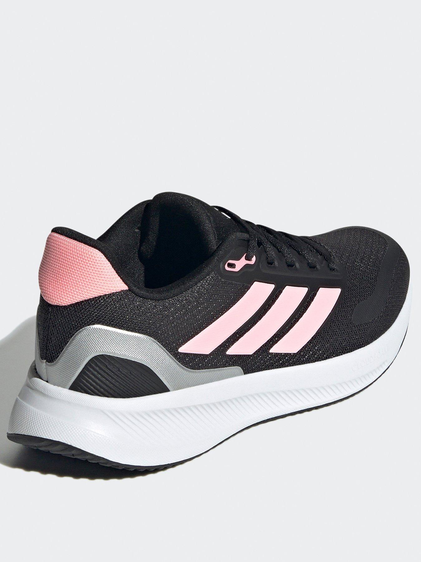 Image 3 of 7 of adidas Girls Junior Runfalcon 5 Trainers - Black/Pink