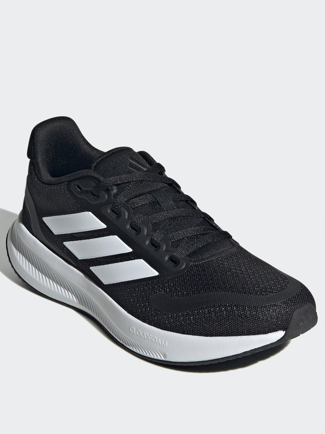 adidas-unisex-junior-runfalcon-5-trainers-blackwhitestillFront