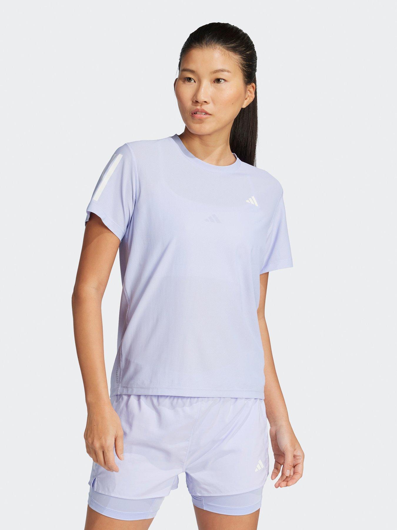 Image of adidas Womens Running Own The Run T-Shirt - Violet Tone
