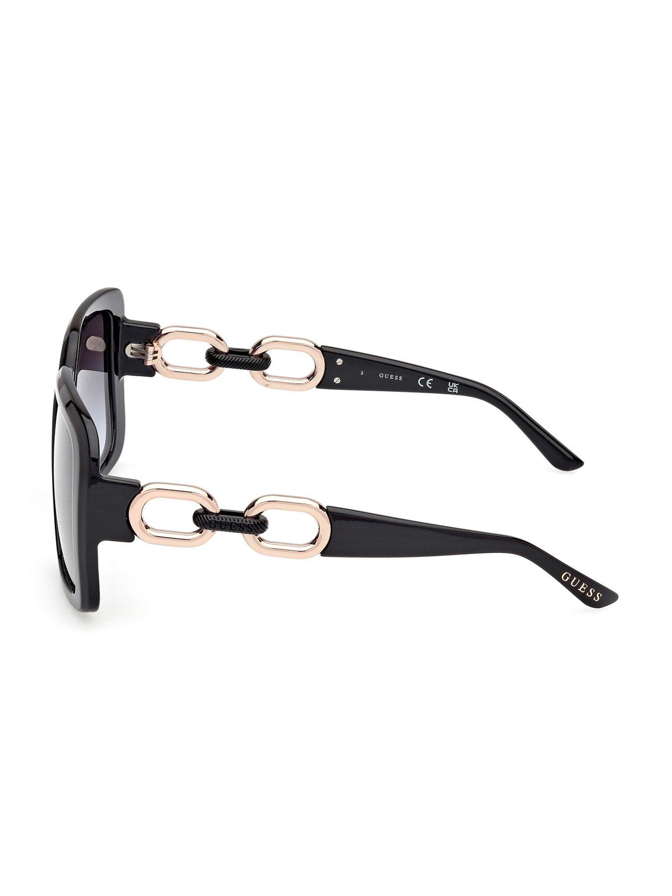 guess-square-chain-side-sunglasses-blackstillFront