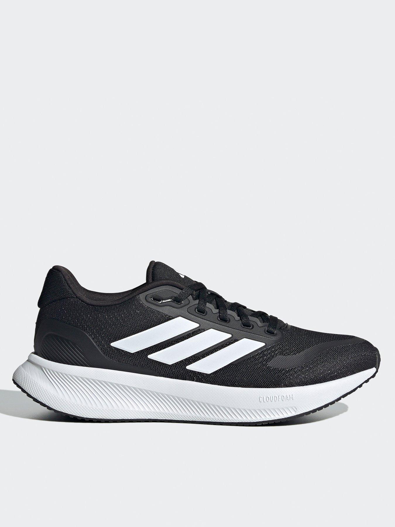 Image 1 of 7 of adidas Womens Running Runfalcon 5 Wide Fit Trainers - Black/White