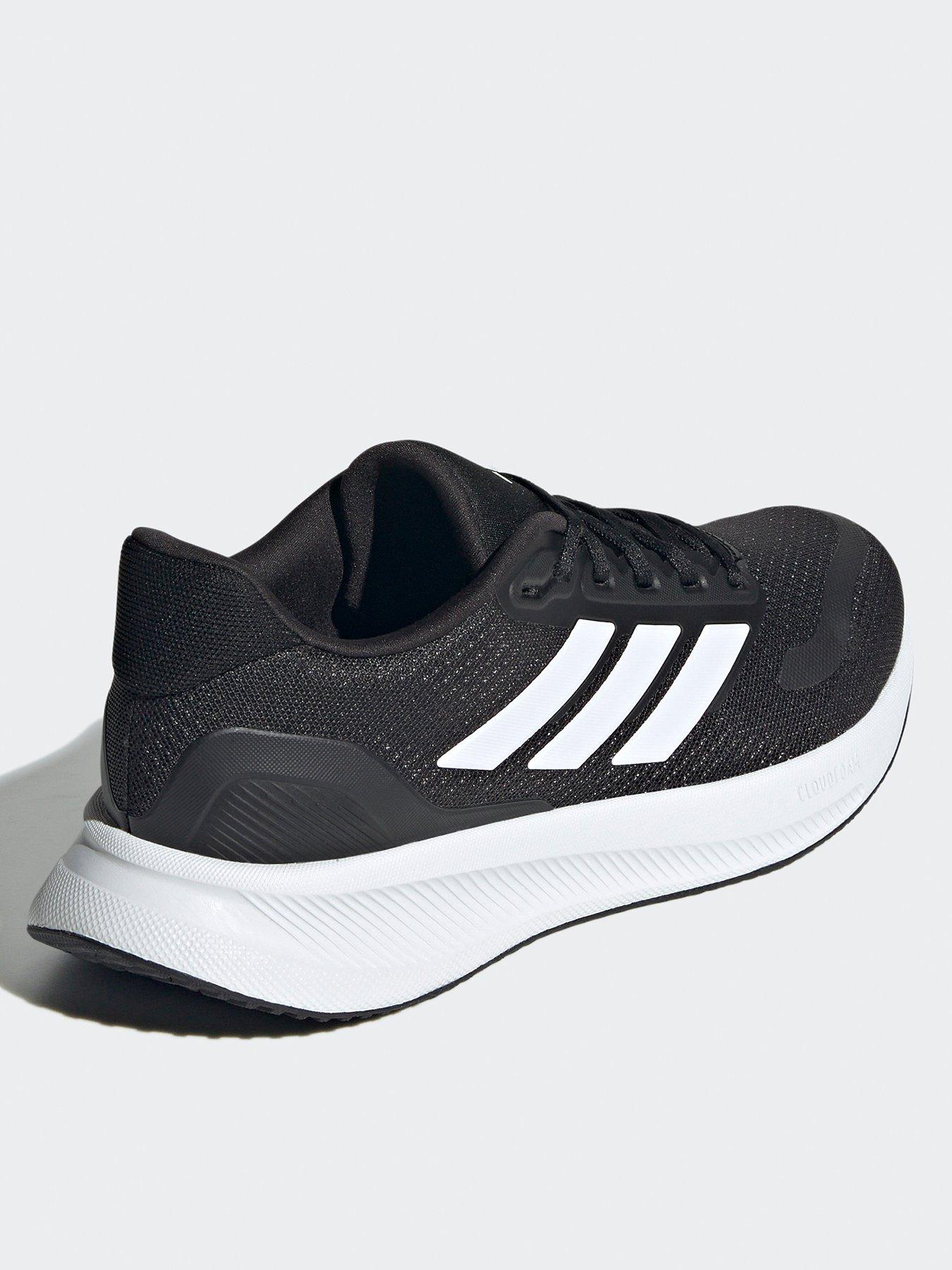 Image 3 of 7 of adidas Womens Running Runfalcon 5 Wide Fit Trainers - Black/White