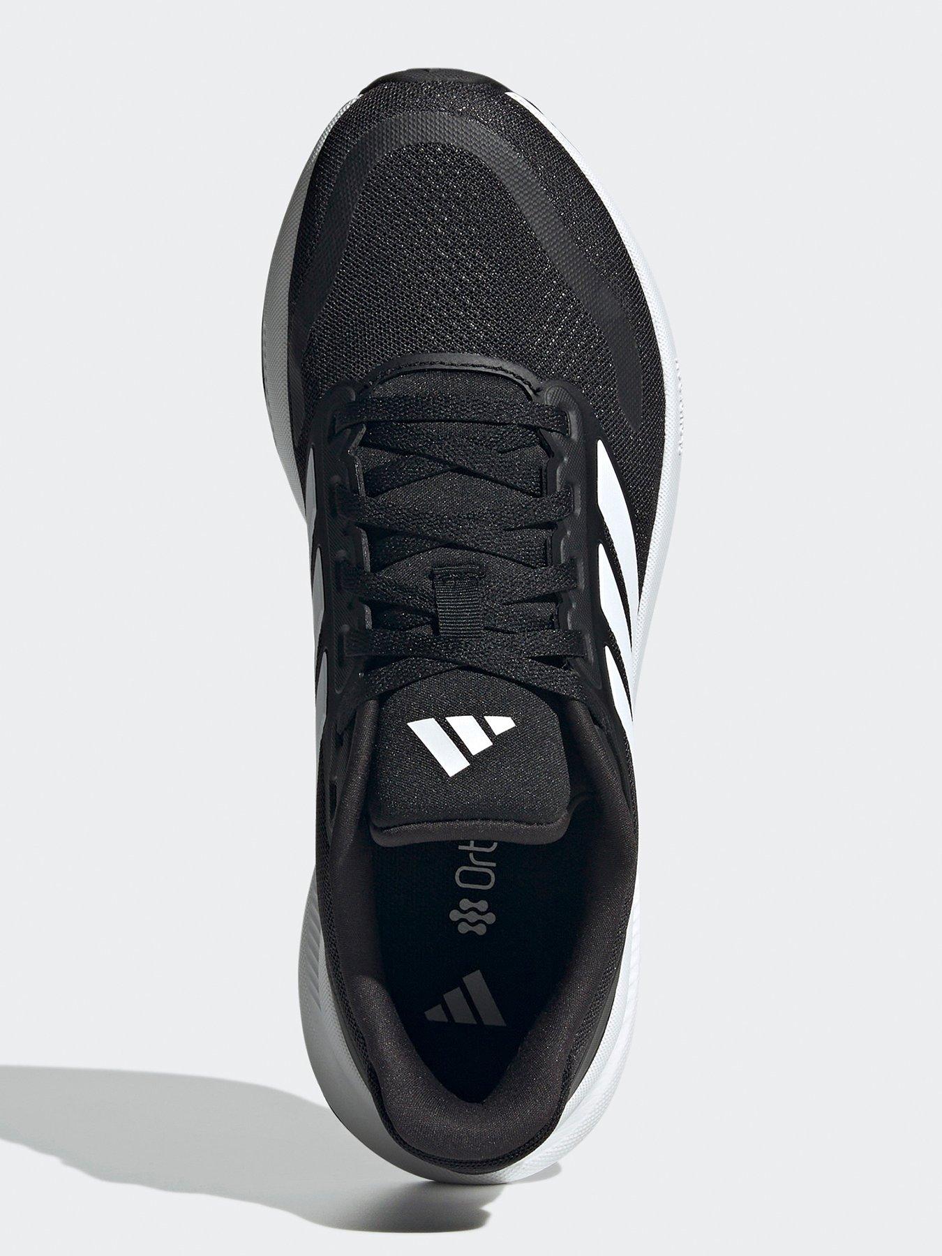 Image 4 of 7 of adidas Womens Running Runfalcon 5 Wide Fit Trainers - Black/White