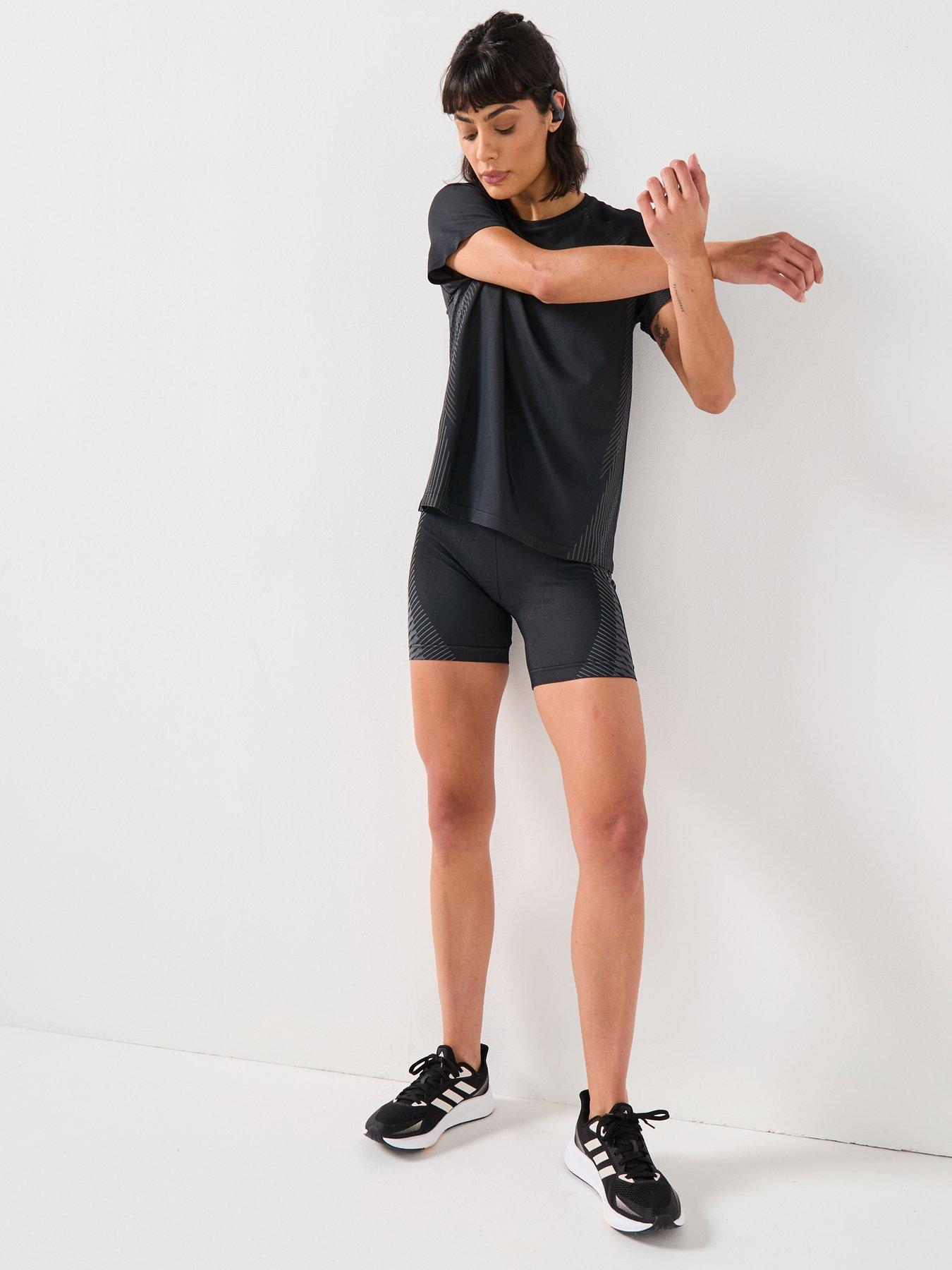 Image 6 of 6 of adidas Womens Training Seamless T-Shirt - Black
