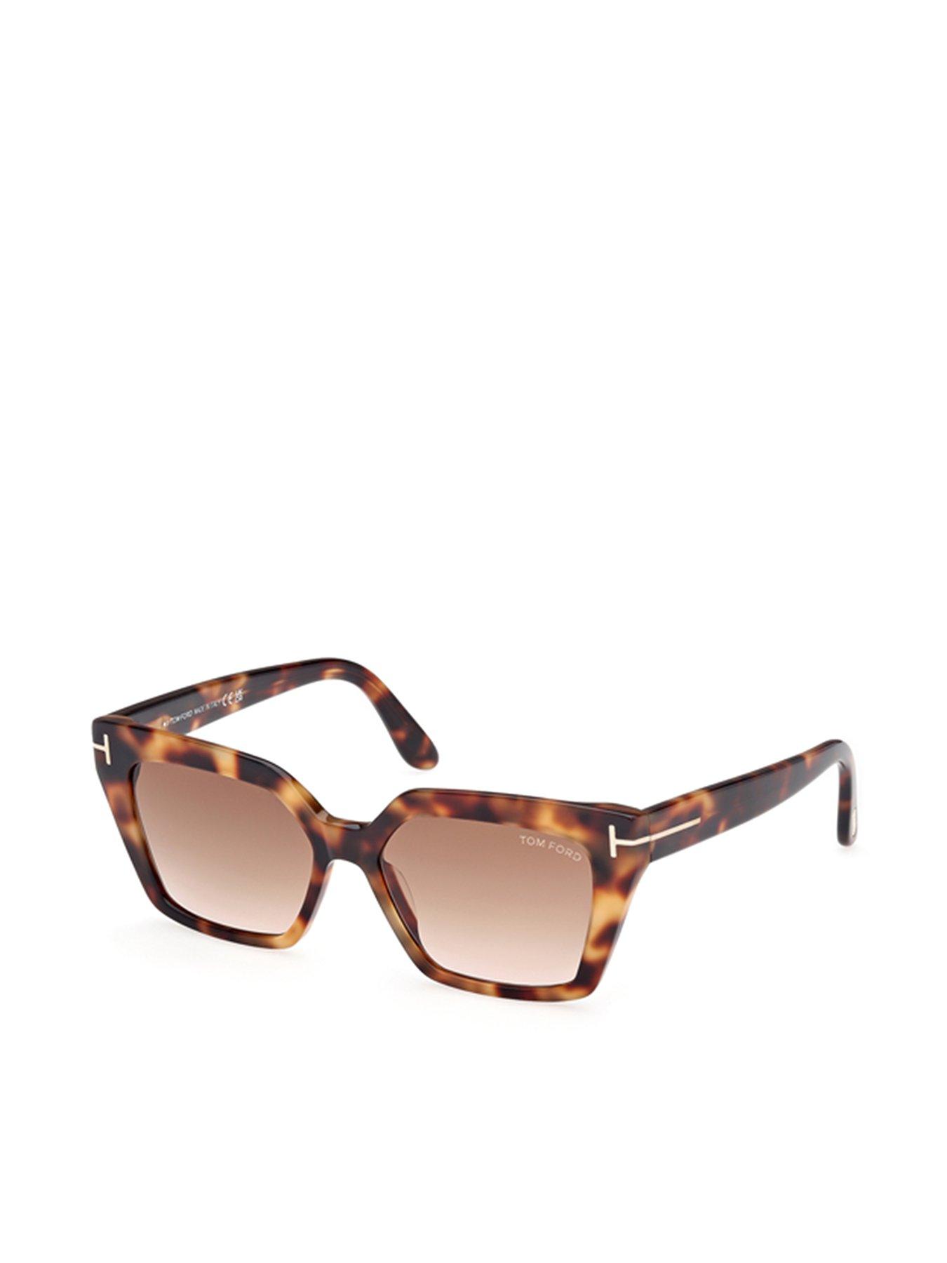Tom Ford Winona Cat Sunglasses - Blonde Havana