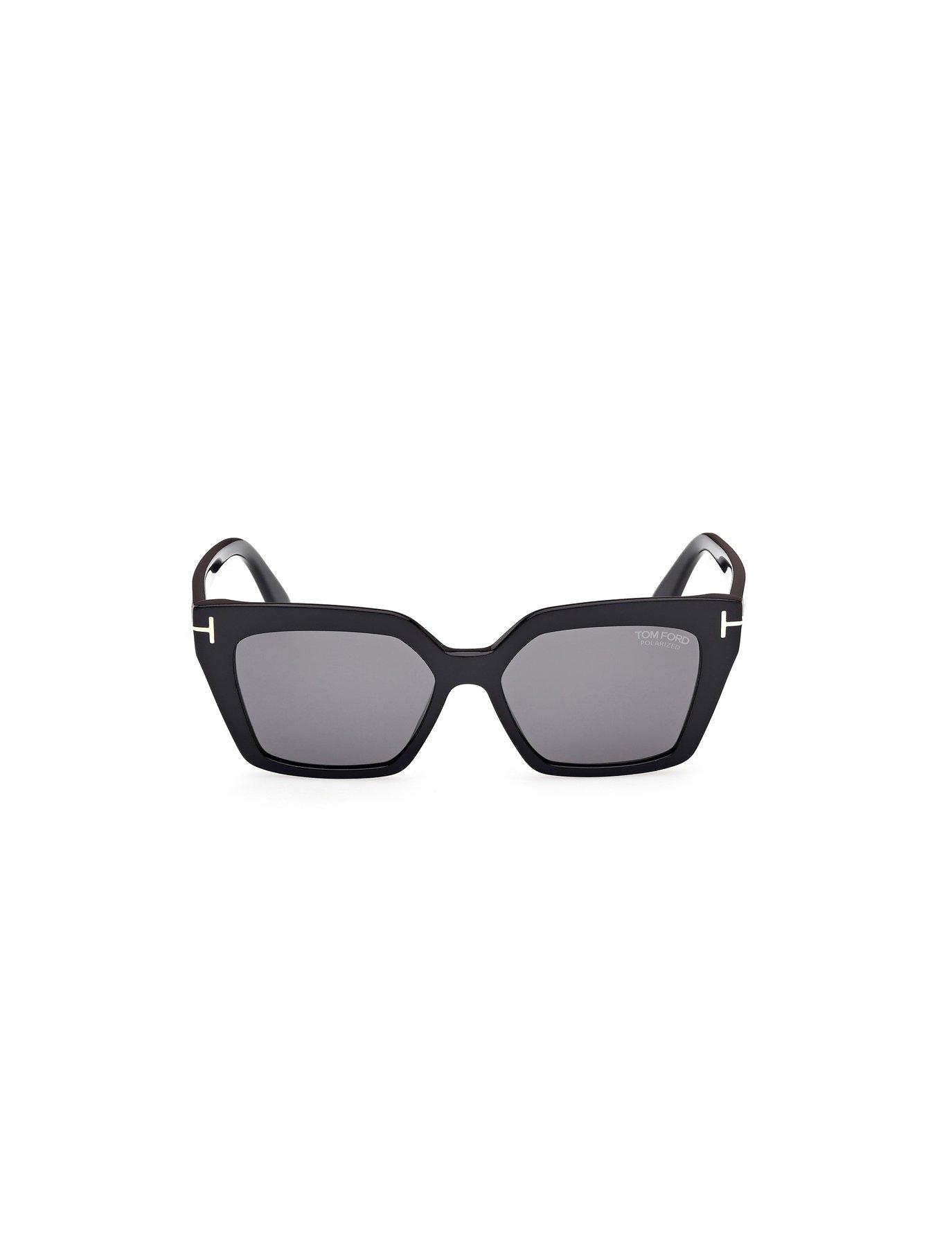 Image 3 of 4 of Tom Ford Winona Cat Sunglasses - Shiny Black