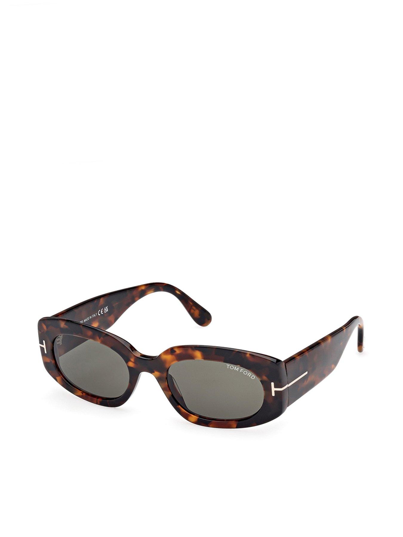 Tom Ford Women\'s Tortoise Shell Sunglasses Tom Ford Sunglasses Anna-02 TF575-F 53P 49-20 140 Blue  main image 2