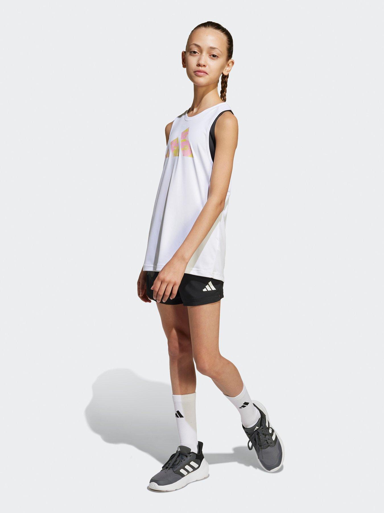 Image 3 of 5 of adidas Junior Girls Train Essentials Shorts - Black