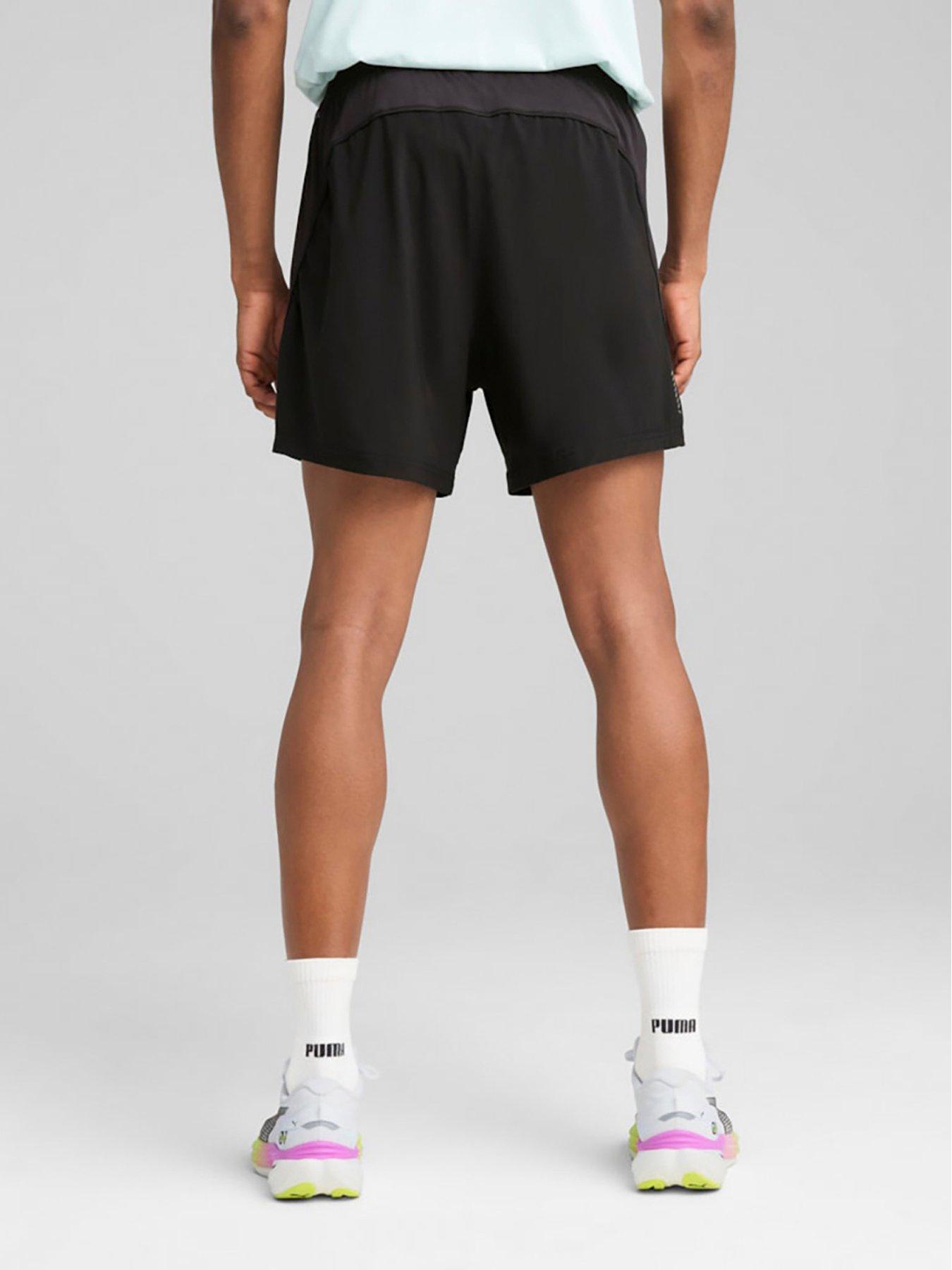 Image 2 of 4 of Puma Men's Running Velocity 5 Inch Shorts - Black