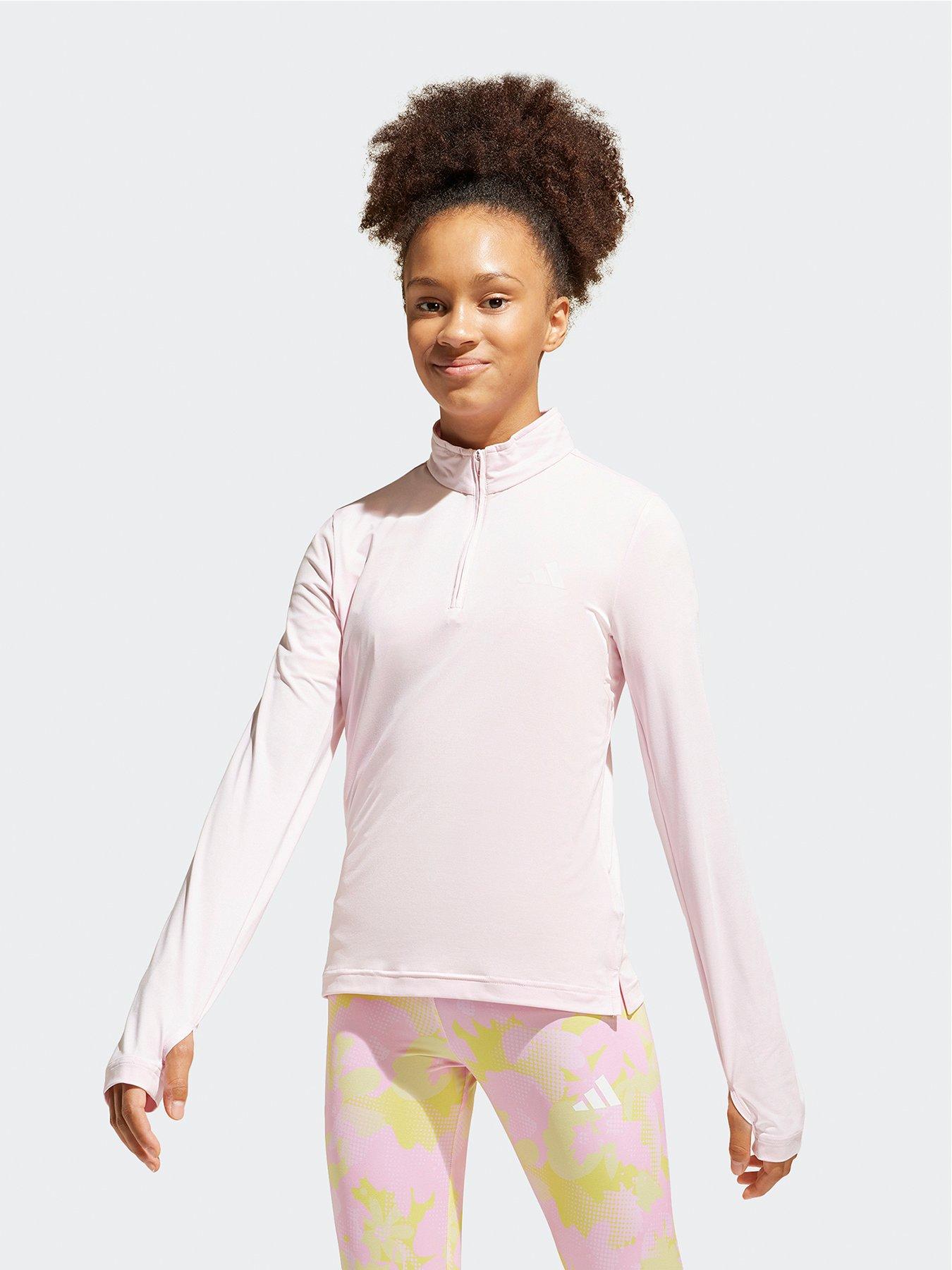 adidas-junior-training-top-pink