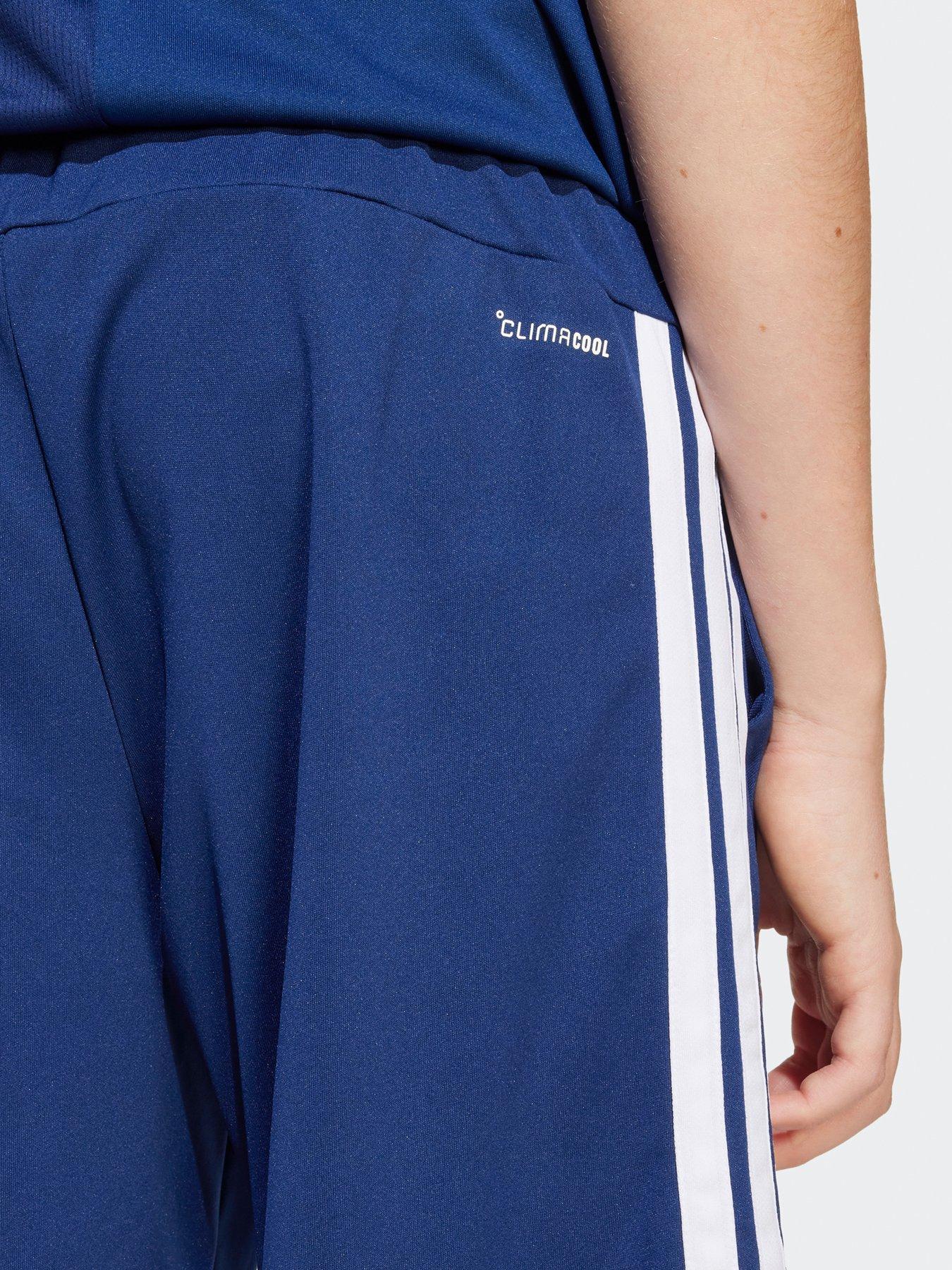 Image 5 of 5 of adidas Junior Boys Train Essentials 3 Stripe Shorts - Navy