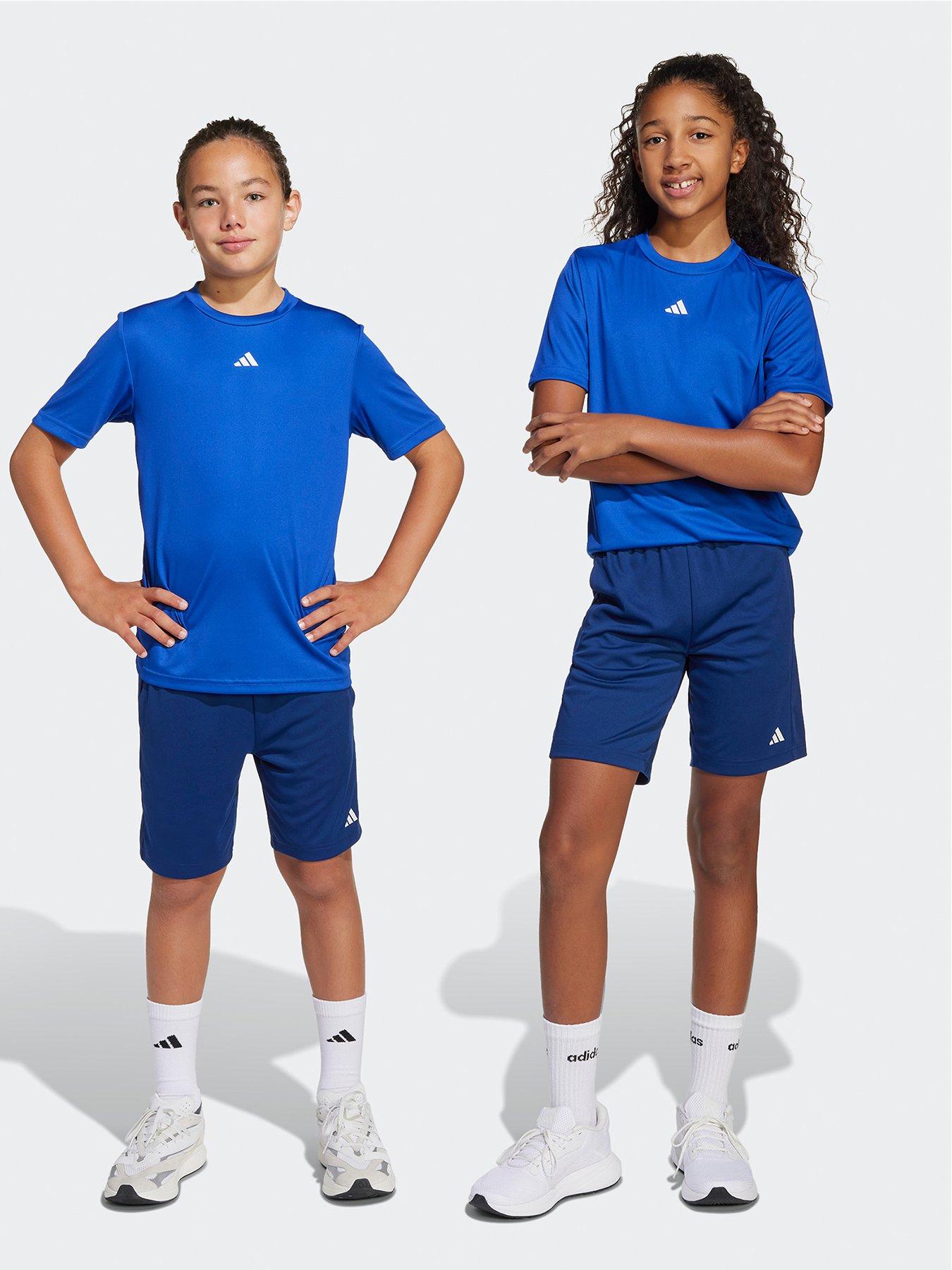 adidas-junior-boys-train-essentials-shorts-navyfront