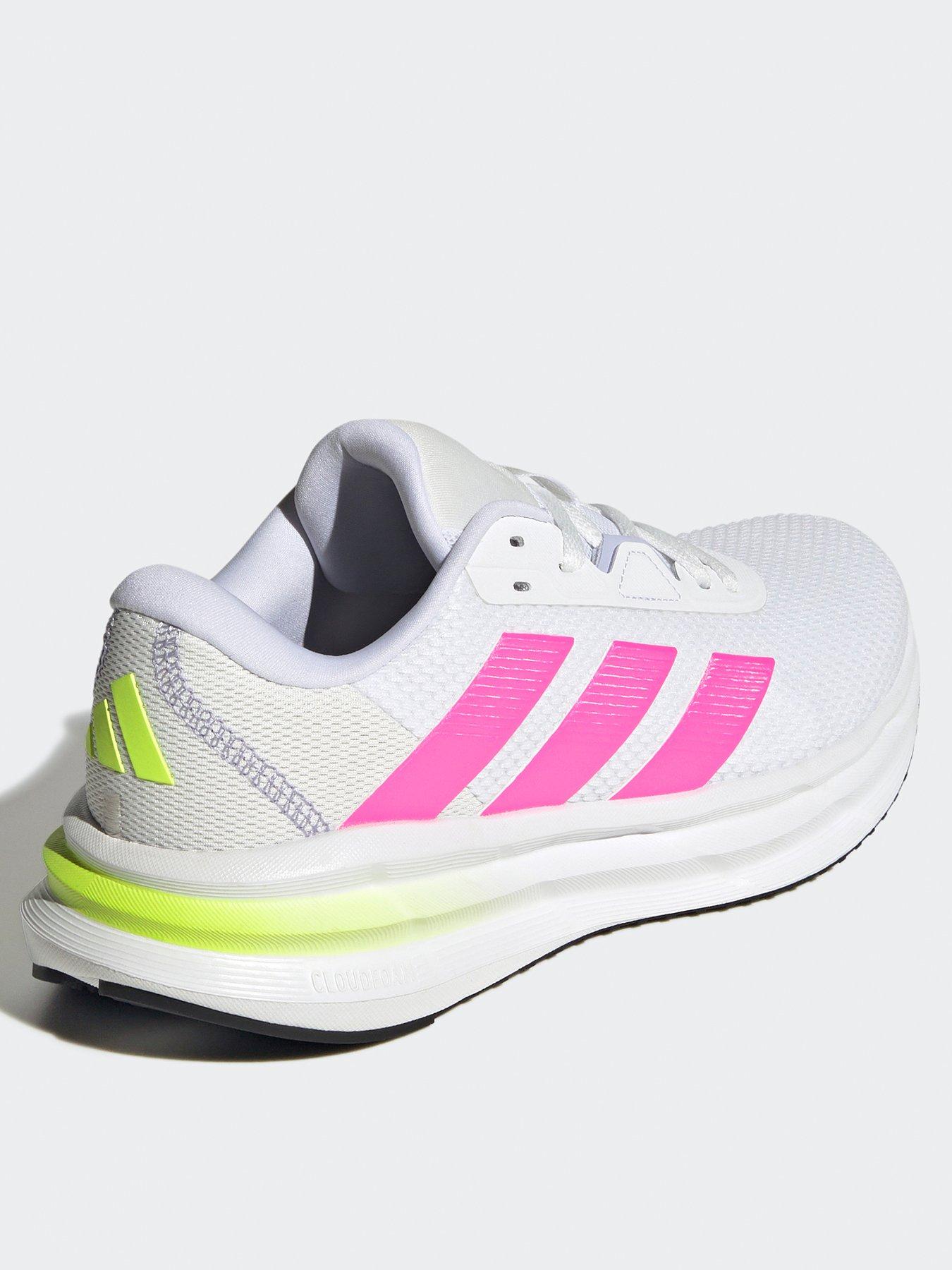 Image 3 of 7 of adidas Womens Running Galaxy 7 Trainers - White/Pink