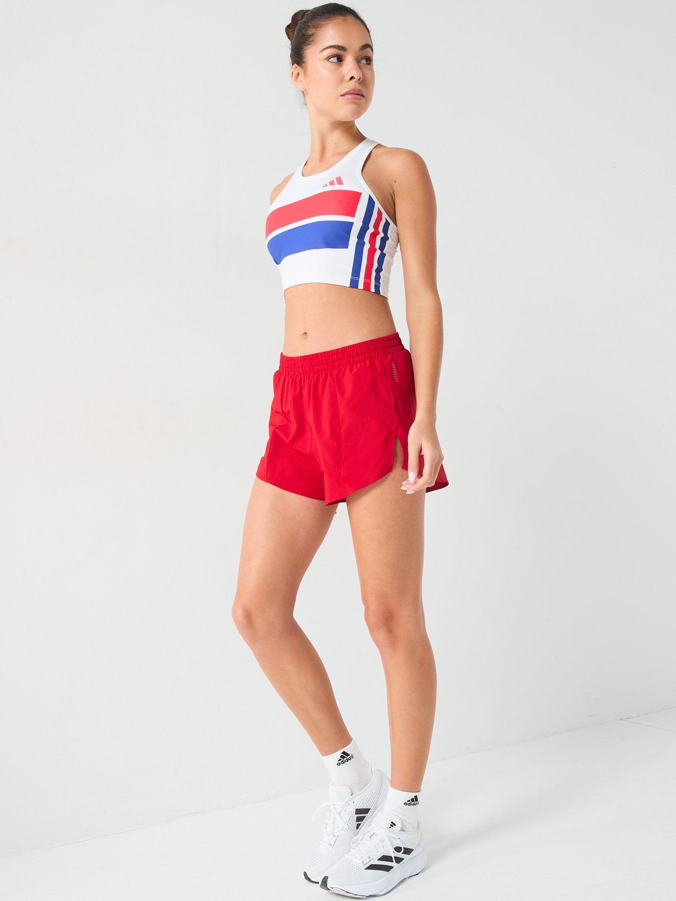 adidas-womens-running-adizero-shorts-redback