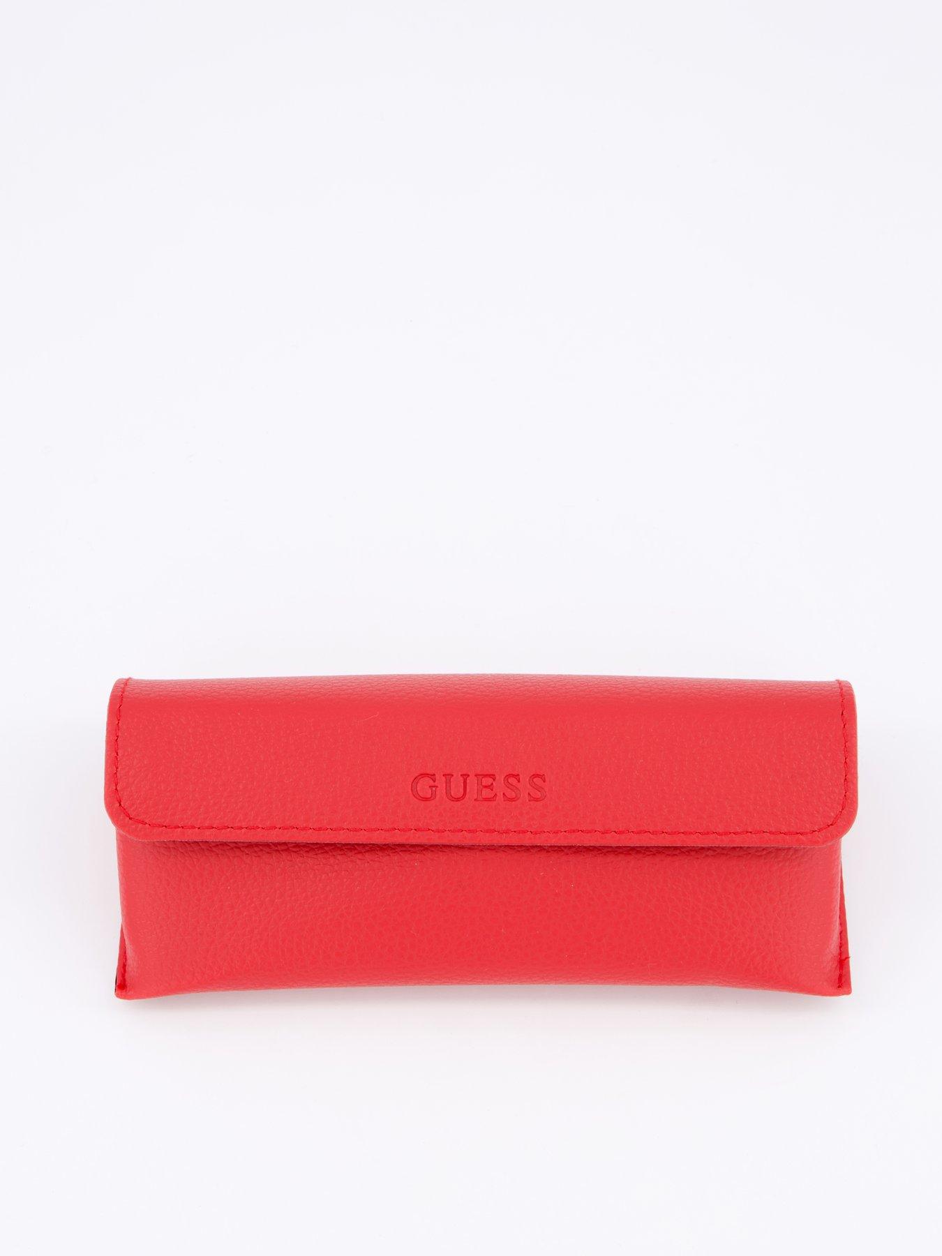 Image 4 of 5 of Guess Geometric Oversized Sunglasses - Pink