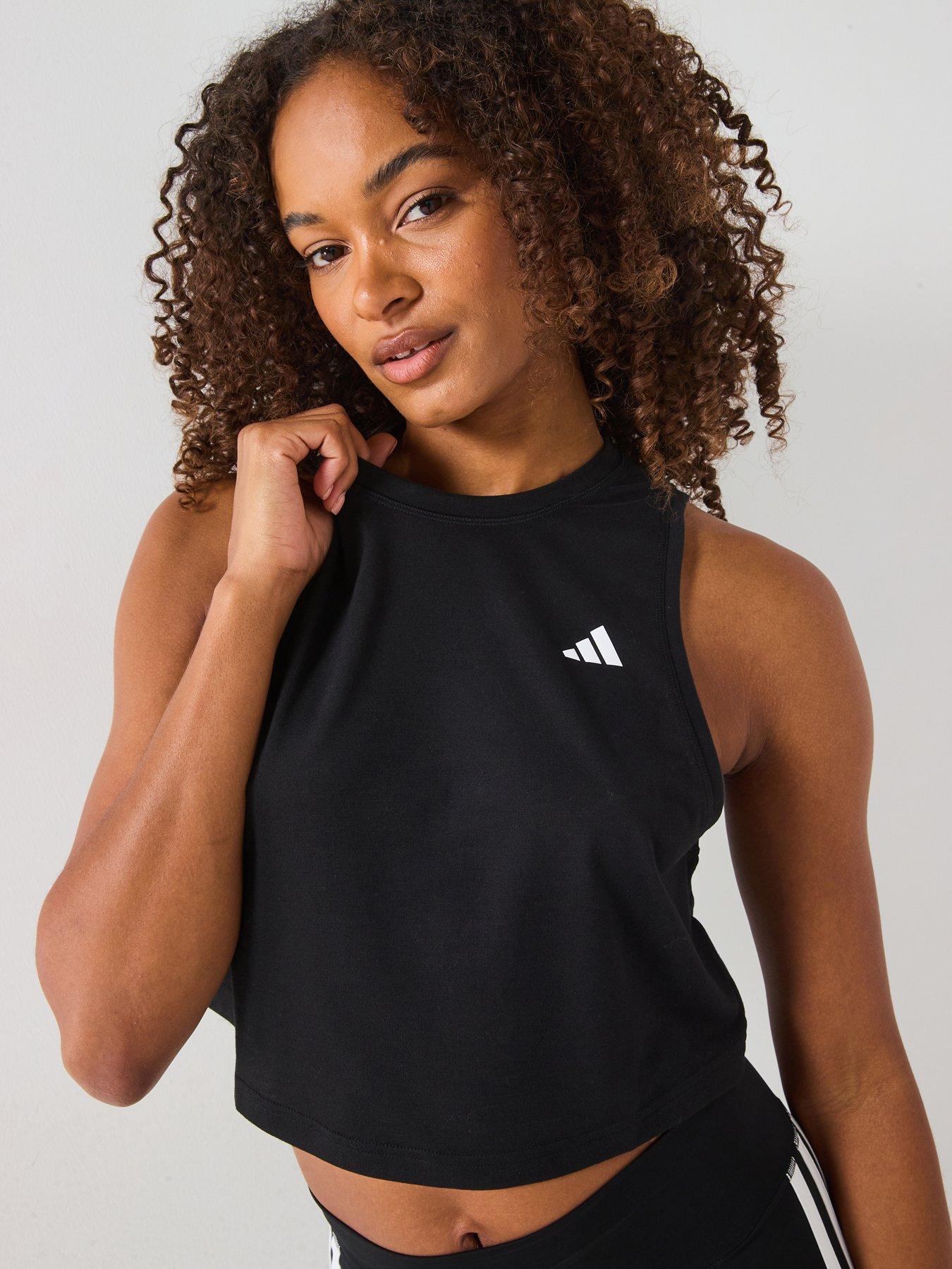Image 1 of 6 of adidas Womens Train Essentials Tank - Black
