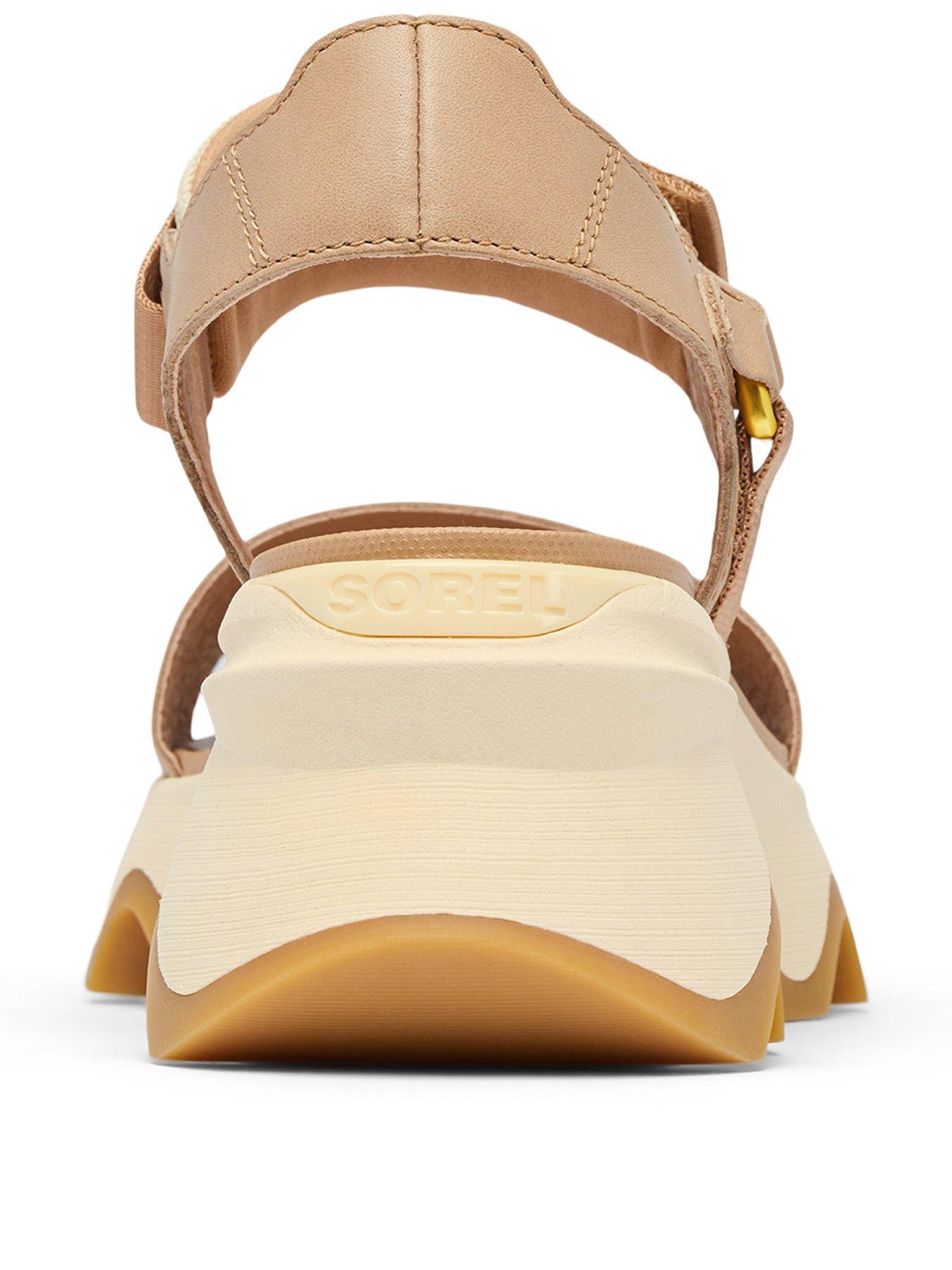 Image 3 of 7 of SOREL Womens Kinetic Impact Y-Strap High Sandal - Beige