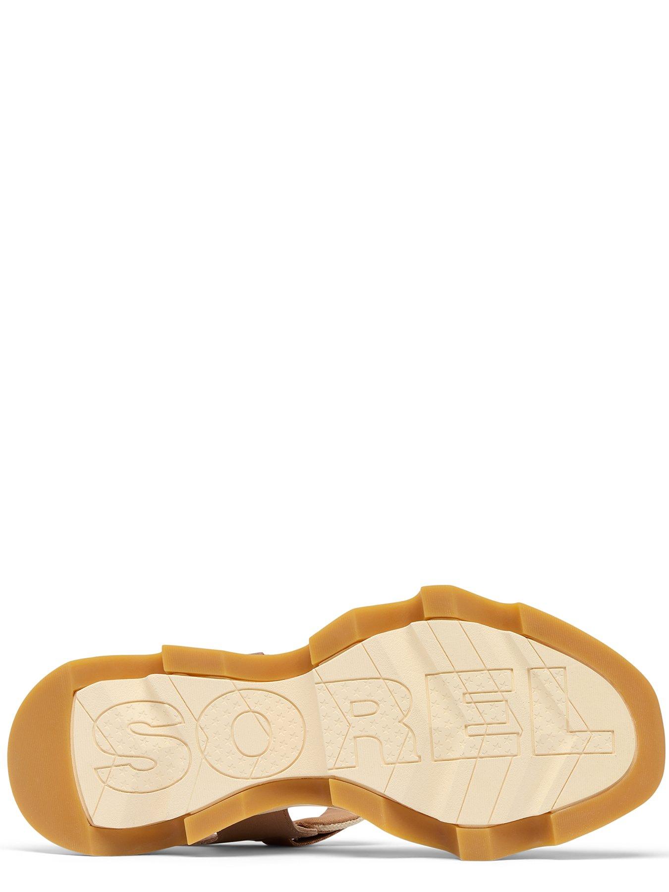 Image 5 of 7 of SOREL Womens Kinetic Impact Y-Strap High Sandal - Beige