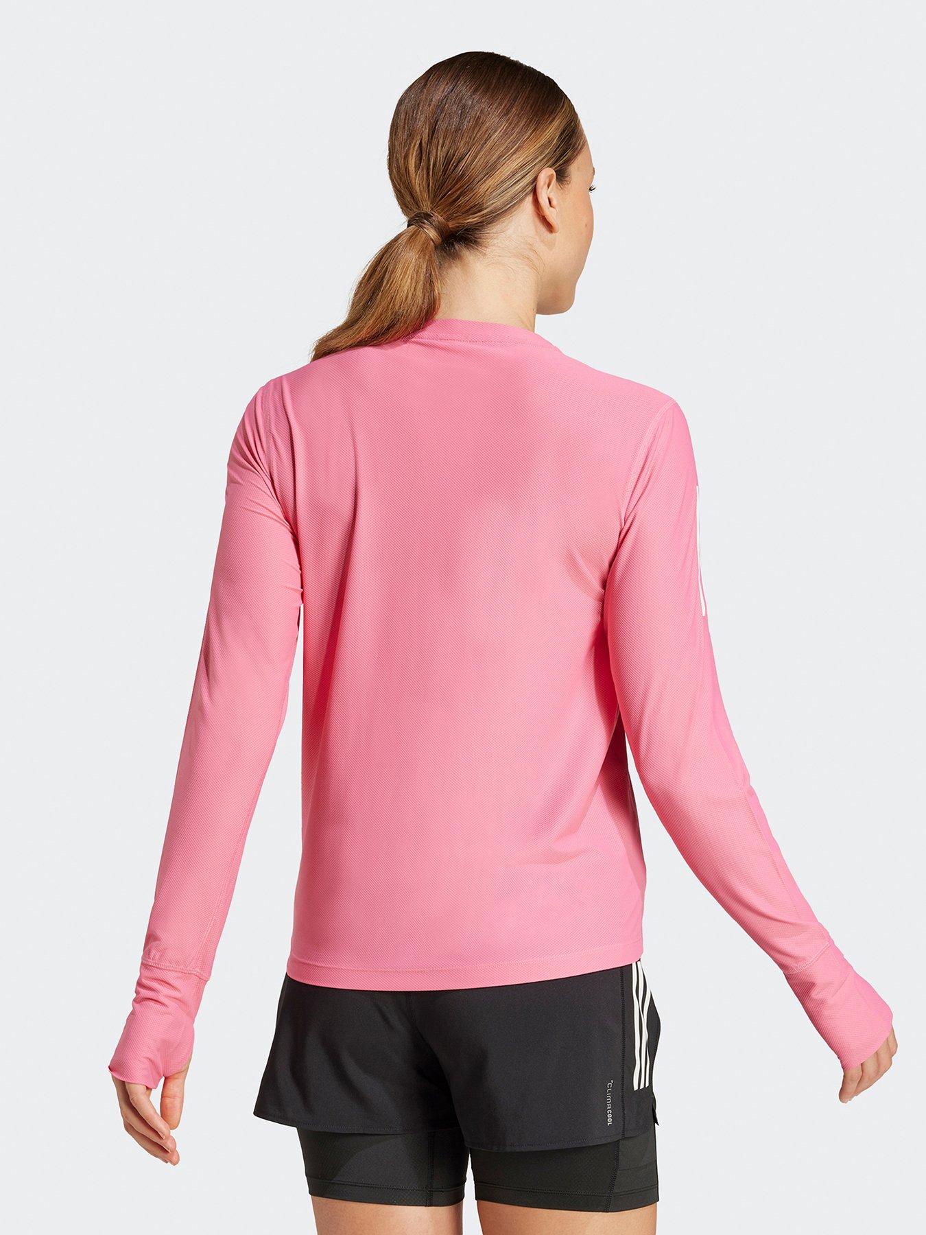 adidas-womens-running-own-the-run-long-sleeve-top-pinkstillFront