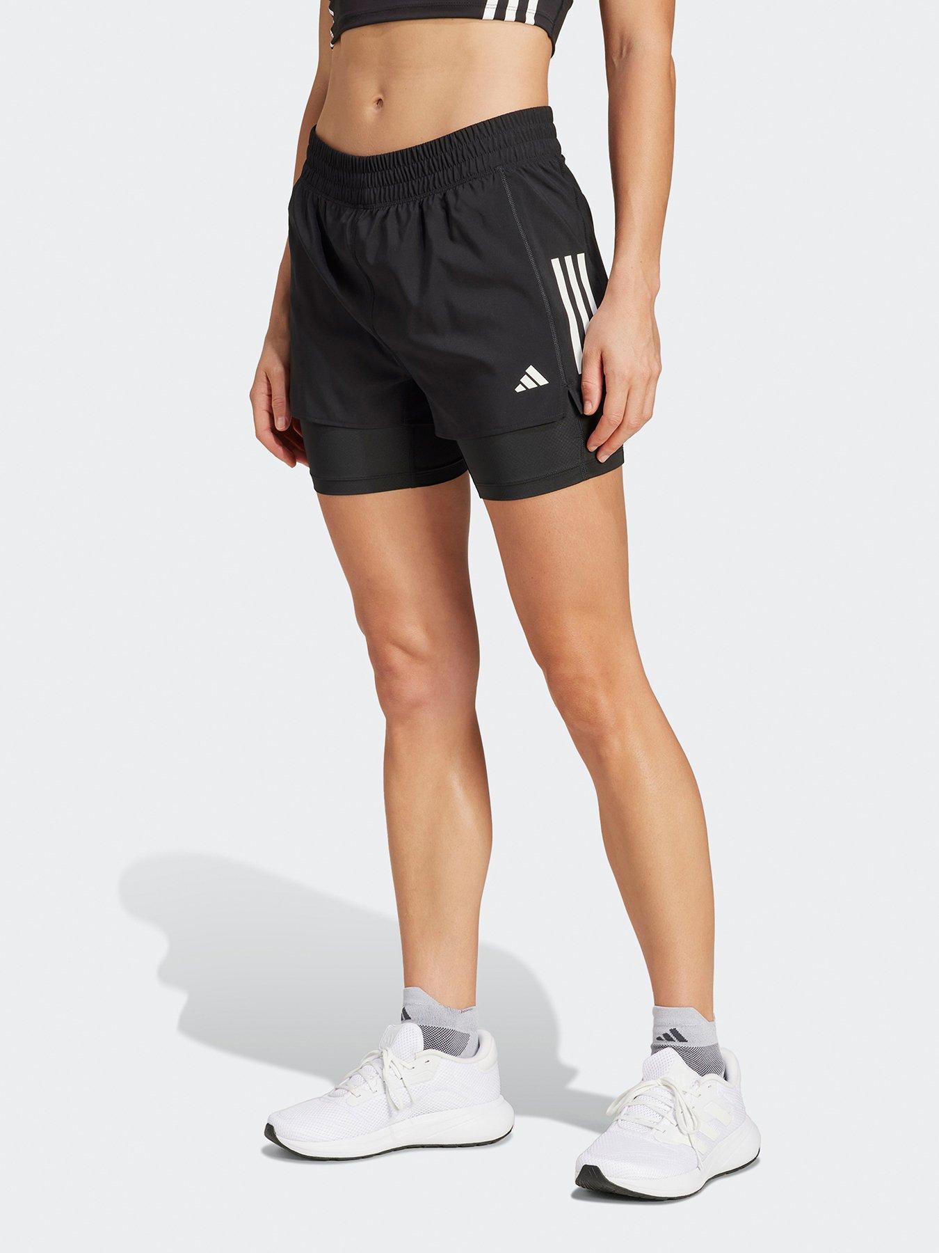 adidas Womens Running Own The Run 2In1 Shorts - Black