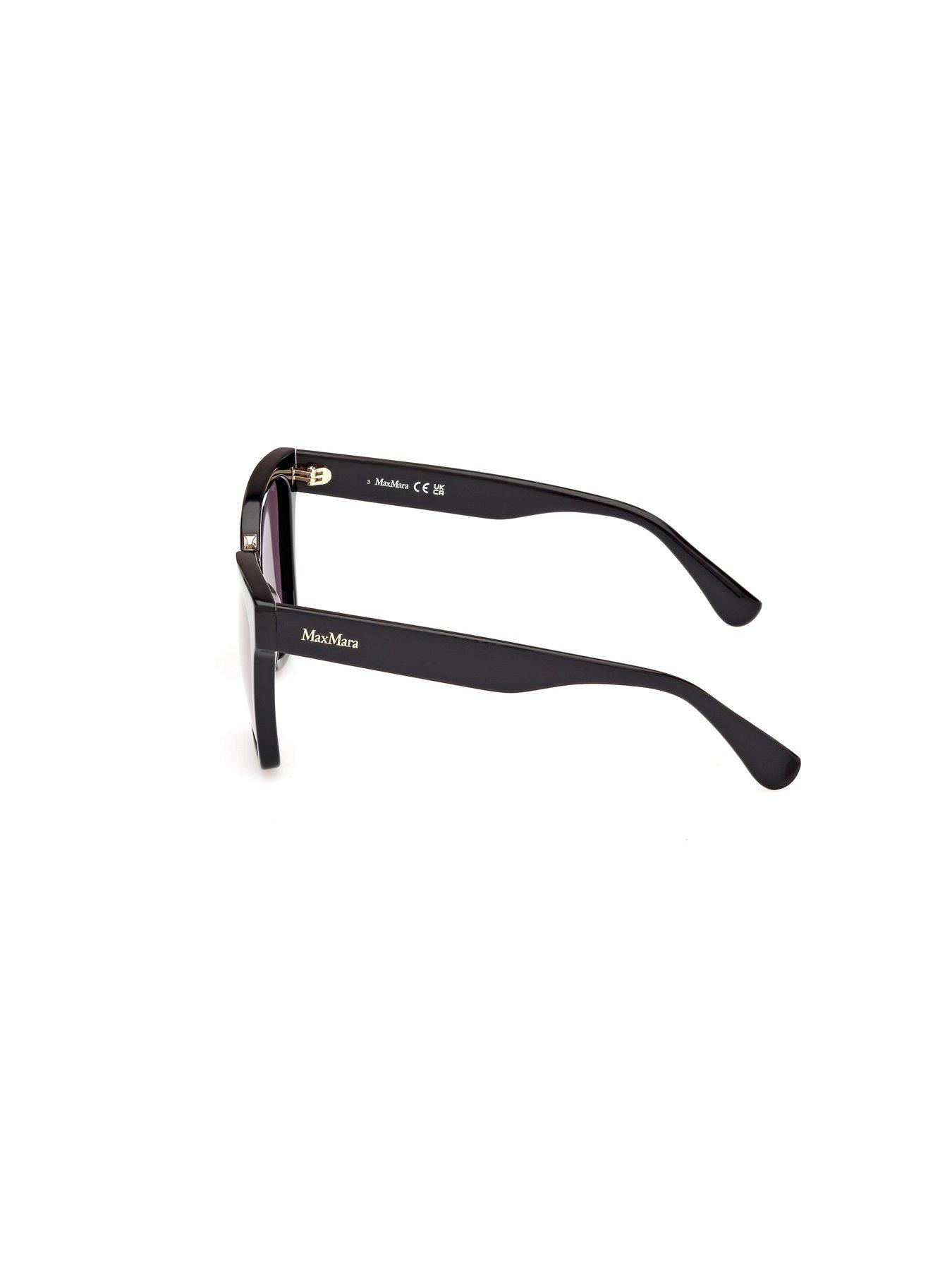 Image 2 of 4 of Max Mara Spark3 Rectangular Classic Sunglasses - Shiny