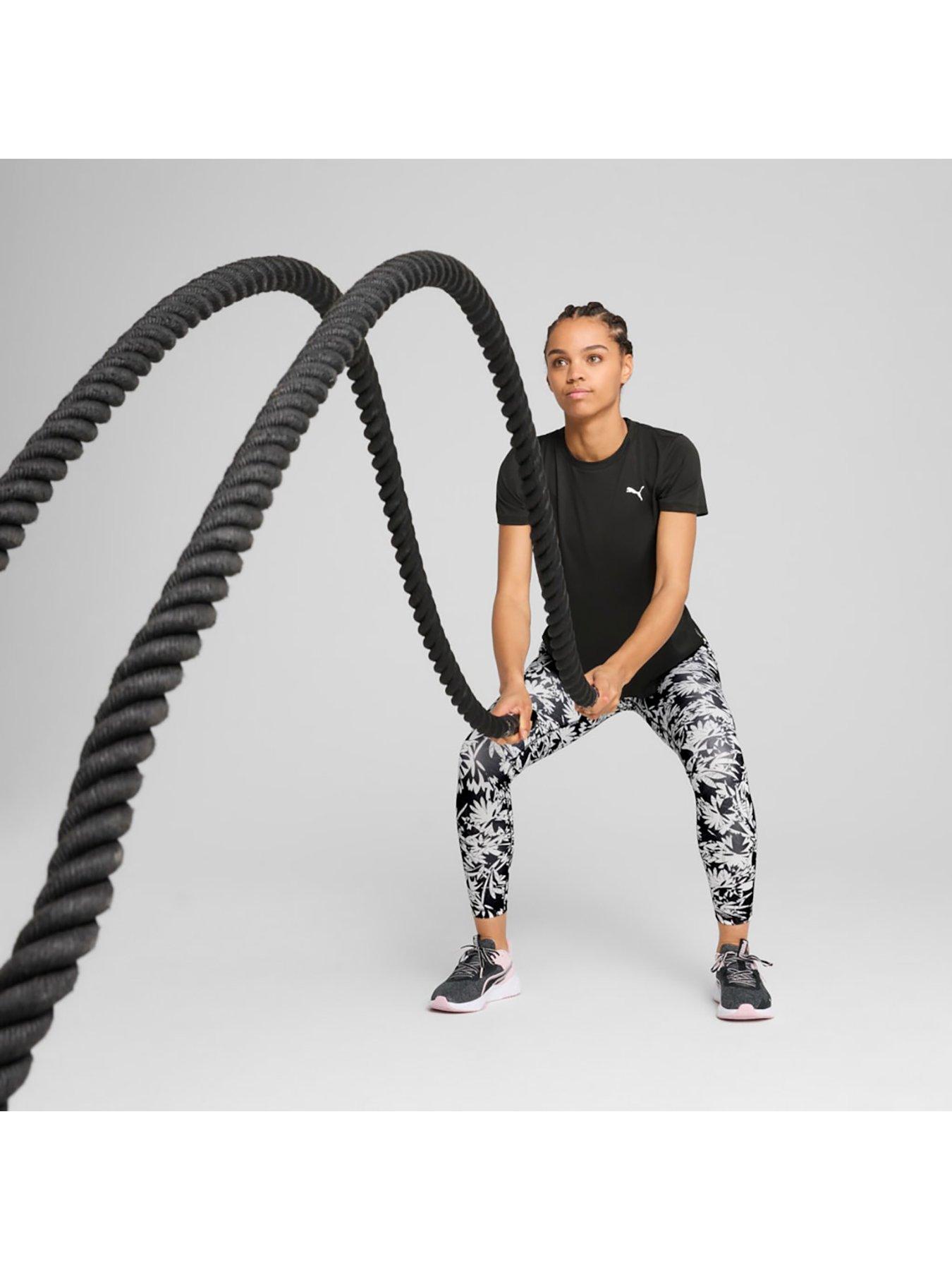Image 3 of 3 of Puma Womens Training Essential Crew T-Shirt - Black