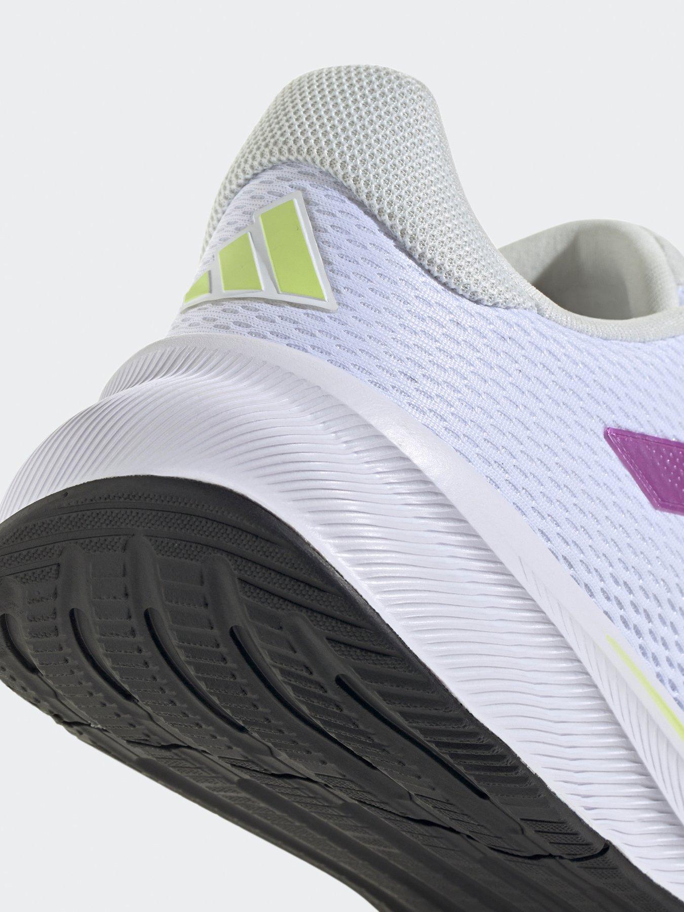 Image 6 of 7 of adidas Womens Running Response Trainers - White/Purple