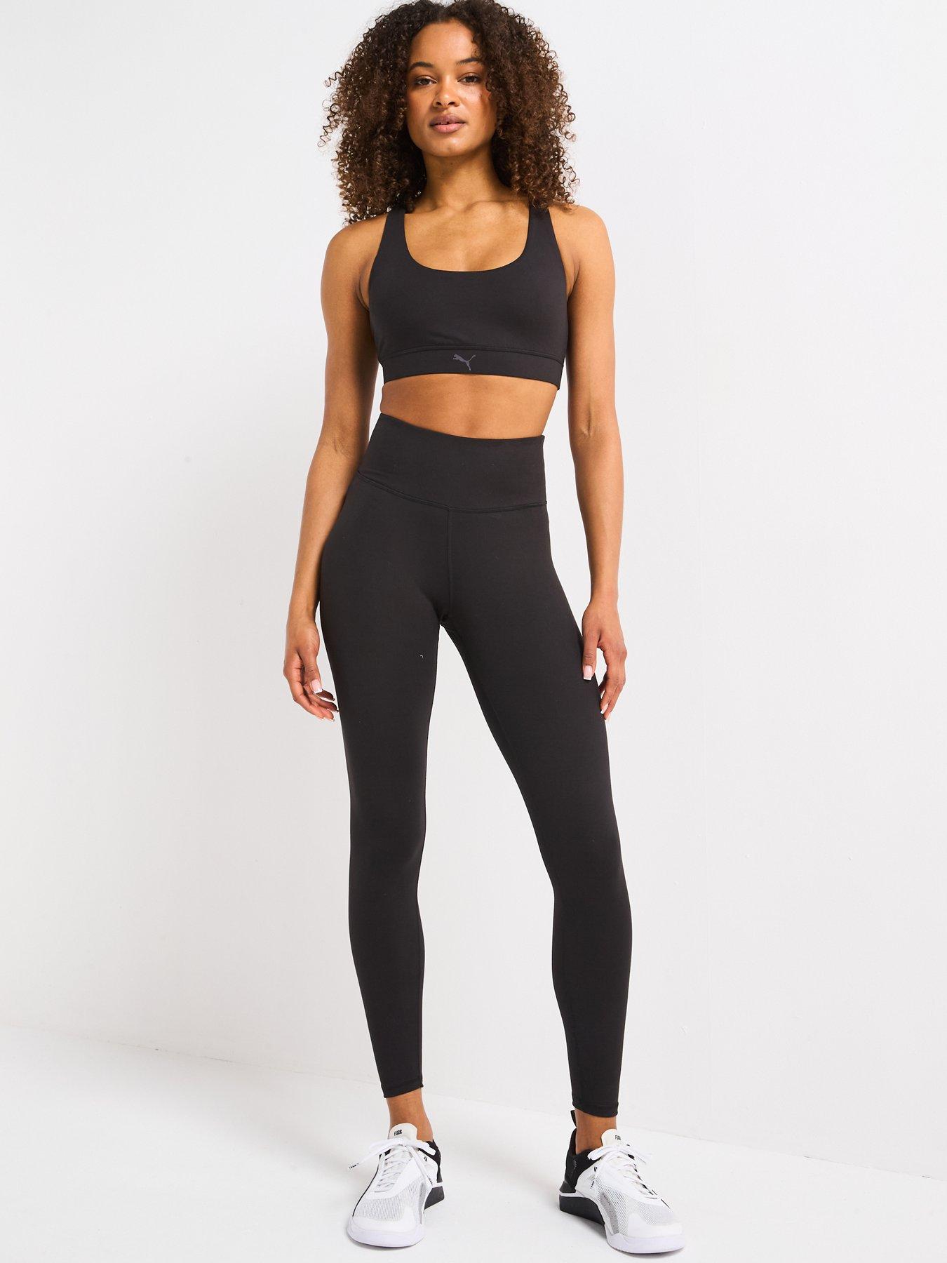 Image 3 of 4 of Puma Womens Training Evolve Mid Impact Bra - Black