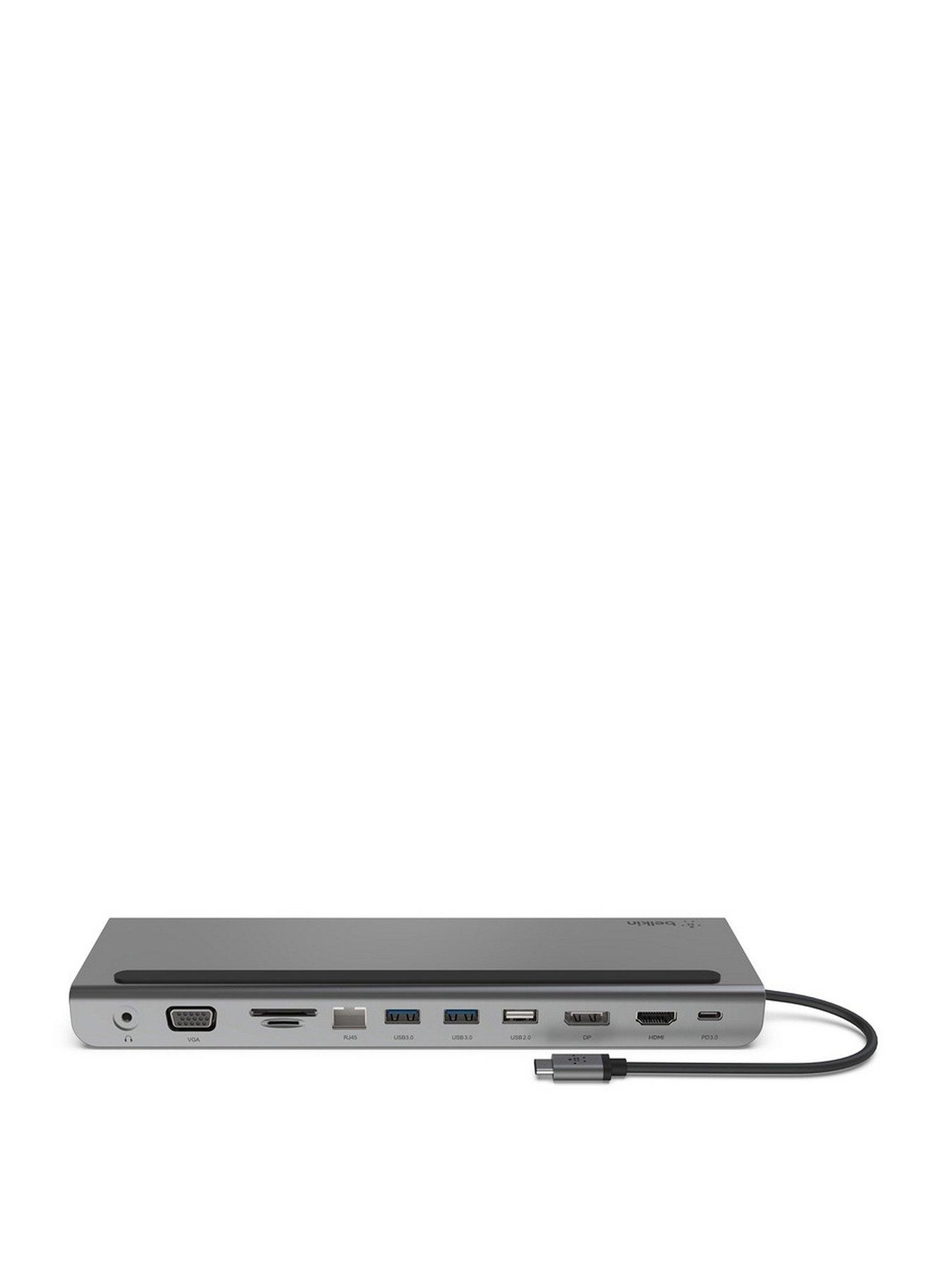 Image 1 of 7 of Belkin Belkin USB-C Hub 11-in-1 MultiPort Adapter Dock with 4K HDMI