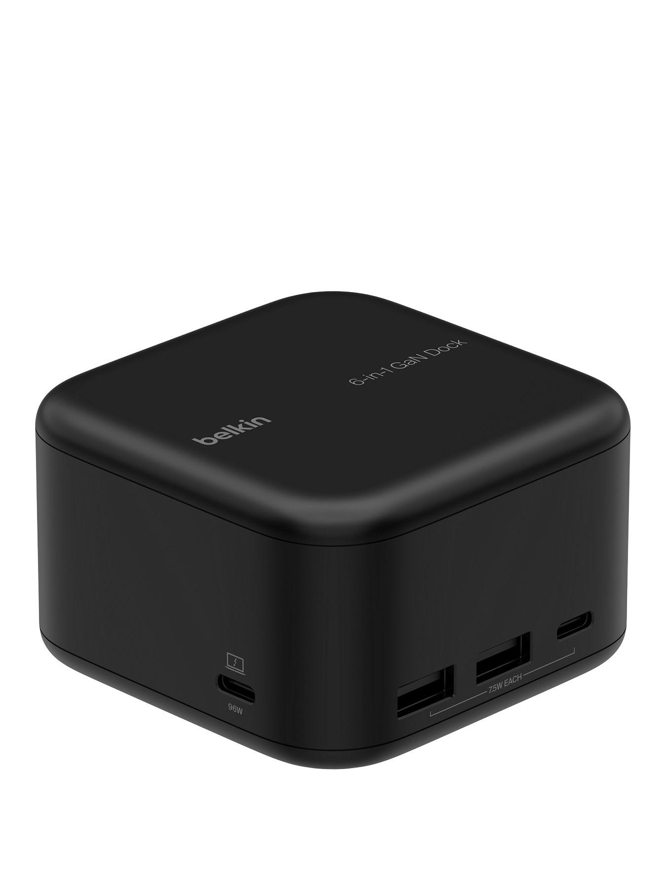 Image of Belkin Belkin Connect USB-C Dock 6-in-1 Core GaN, 130W, Multiport Docking Station