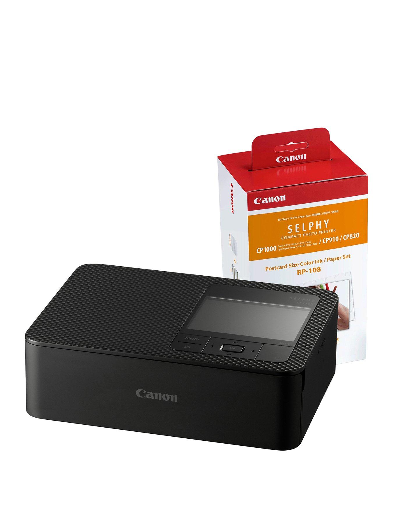 Image 1 of 6 of Canon Selphy CP1500 Wireless Photo Printer with Canon&nbsp;RP-108 Ink Paper Set
