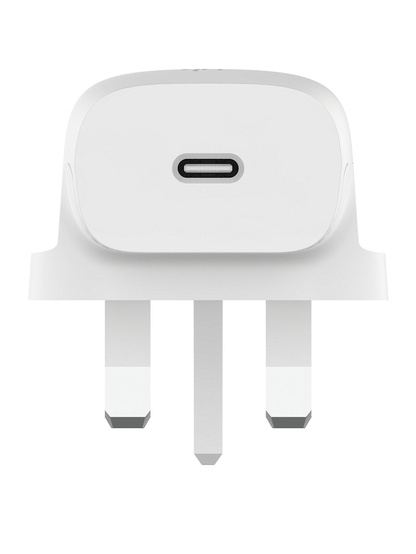 Image 3 of 6 of Belkin Belkin 20W USBC-C Wall Charger - White