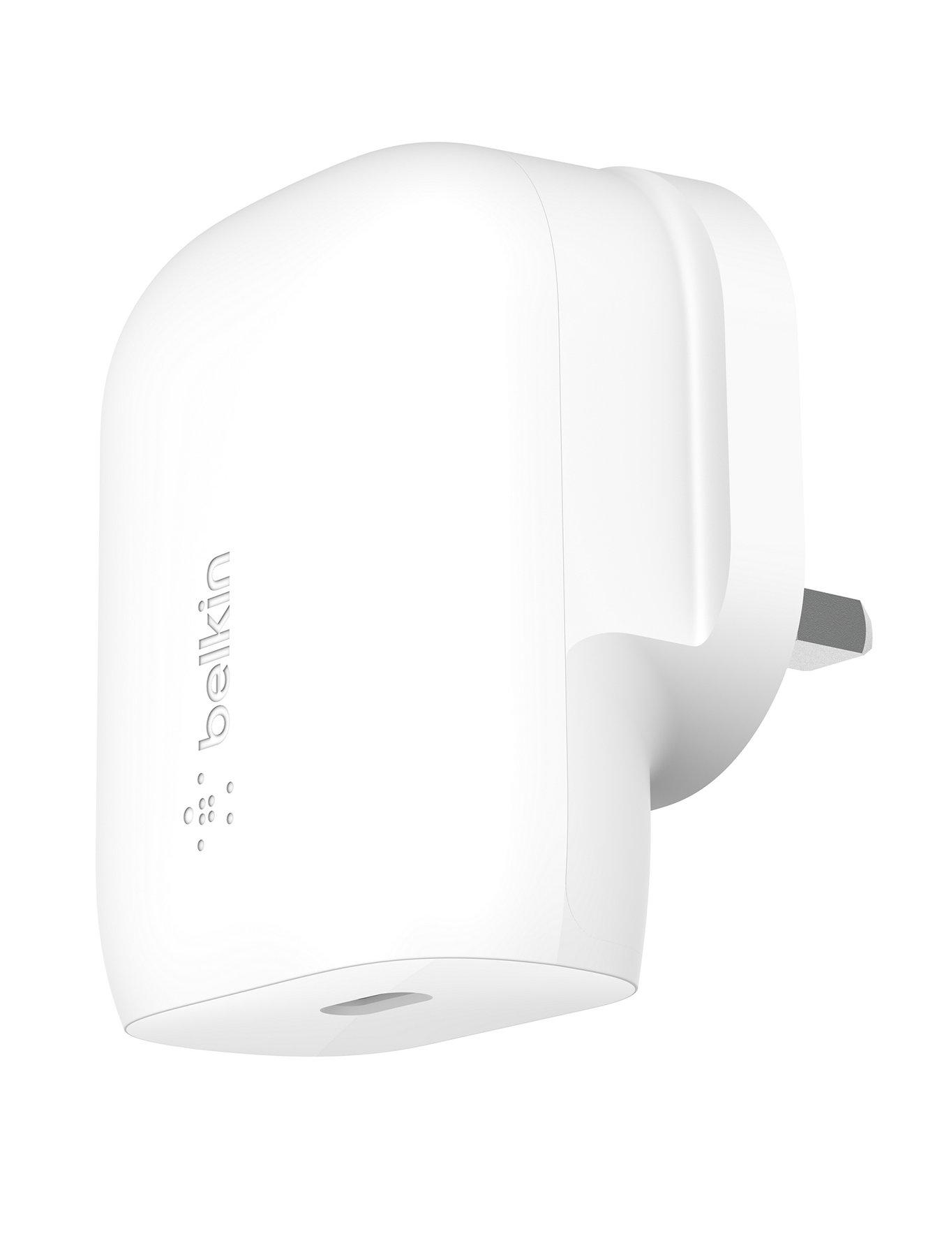 Image 1 of 6 of Belkin Belkin 30W USB-C Power Delivery Wall Charger - White