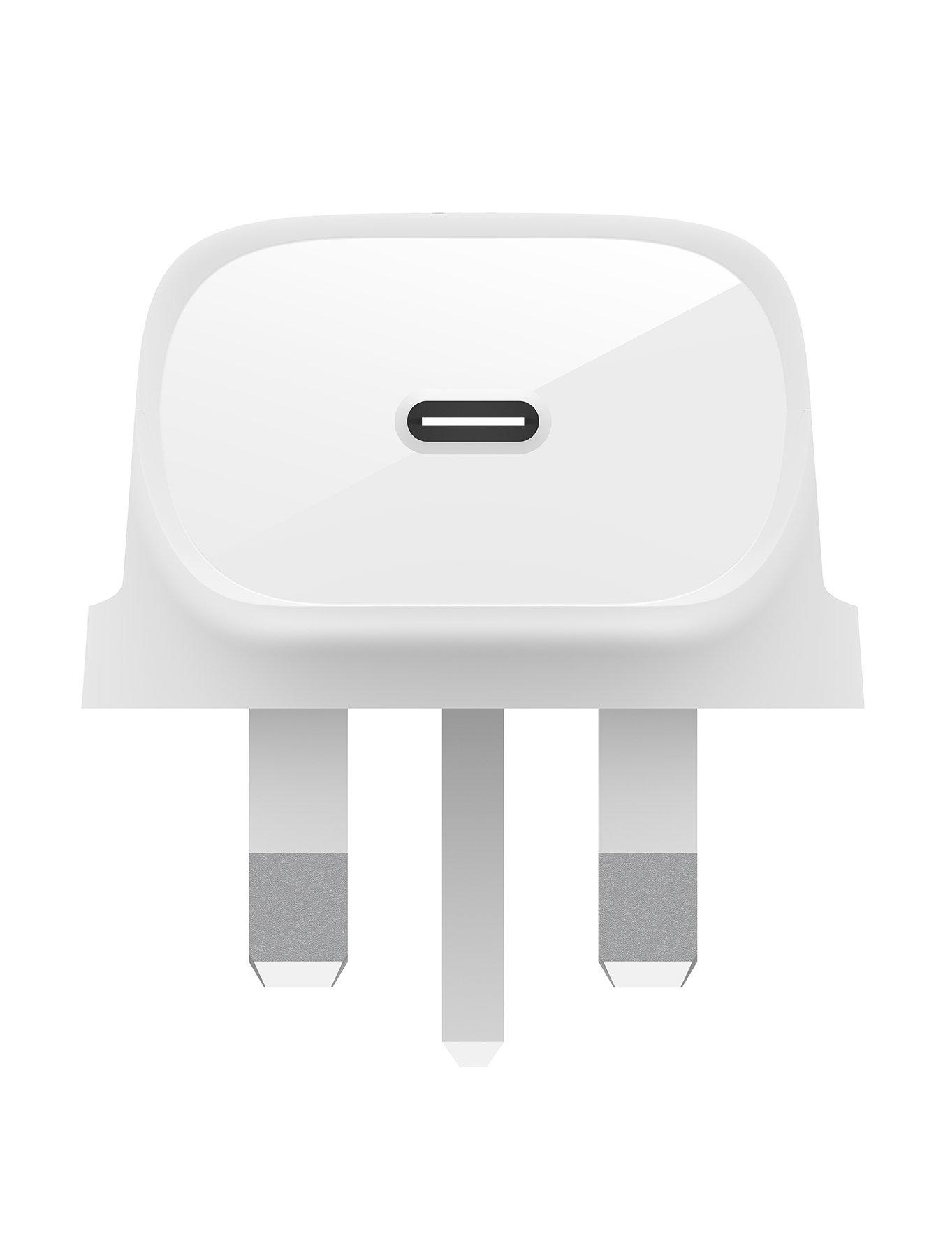 Image 3 of 6 of Belkin Belkin 30W USB-C Power Delivery Wall Charger - White