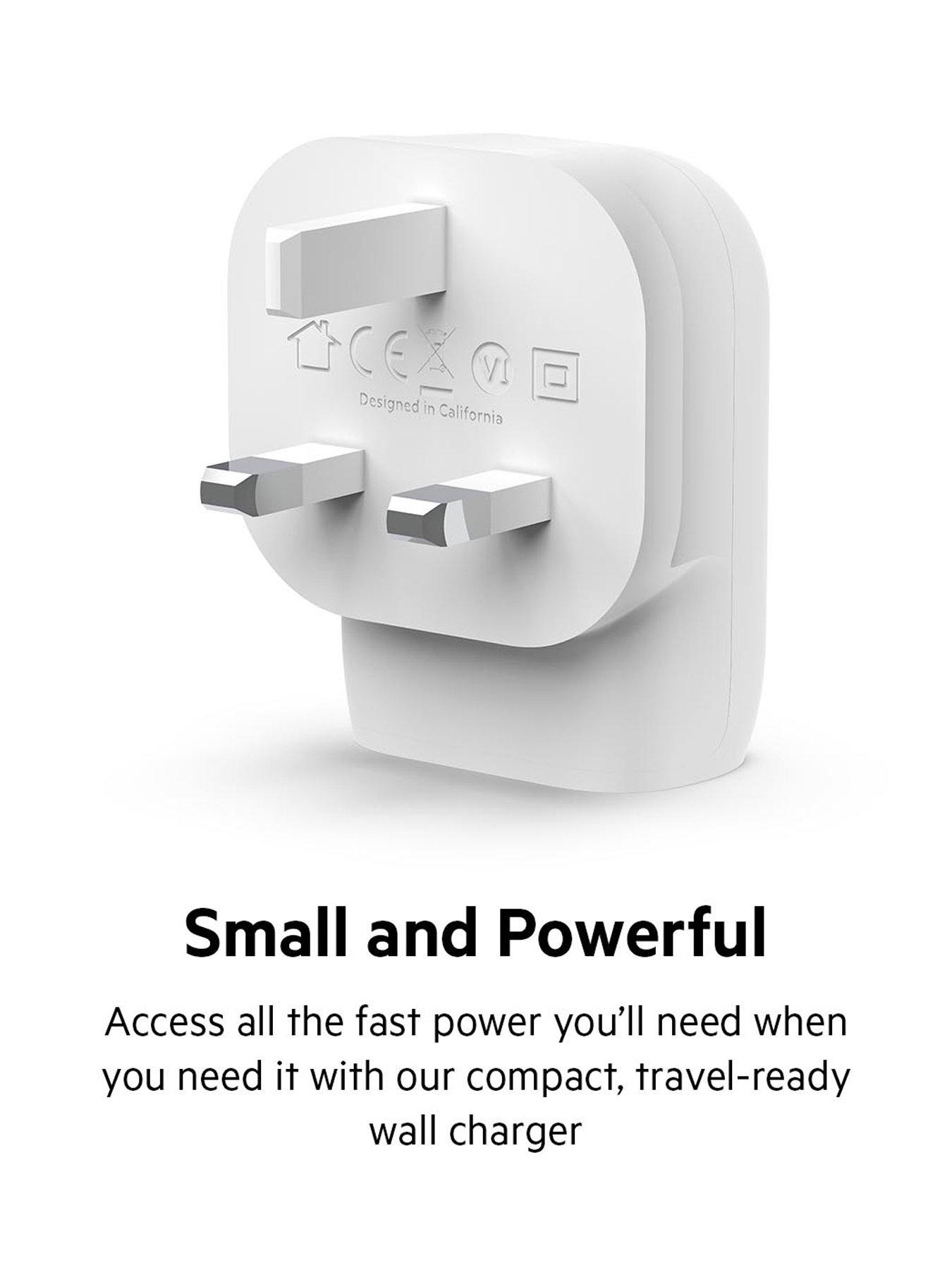 Image 4 of 6 of Belkin Belkin 30W USB-C Power Delivery Wall Charger - White