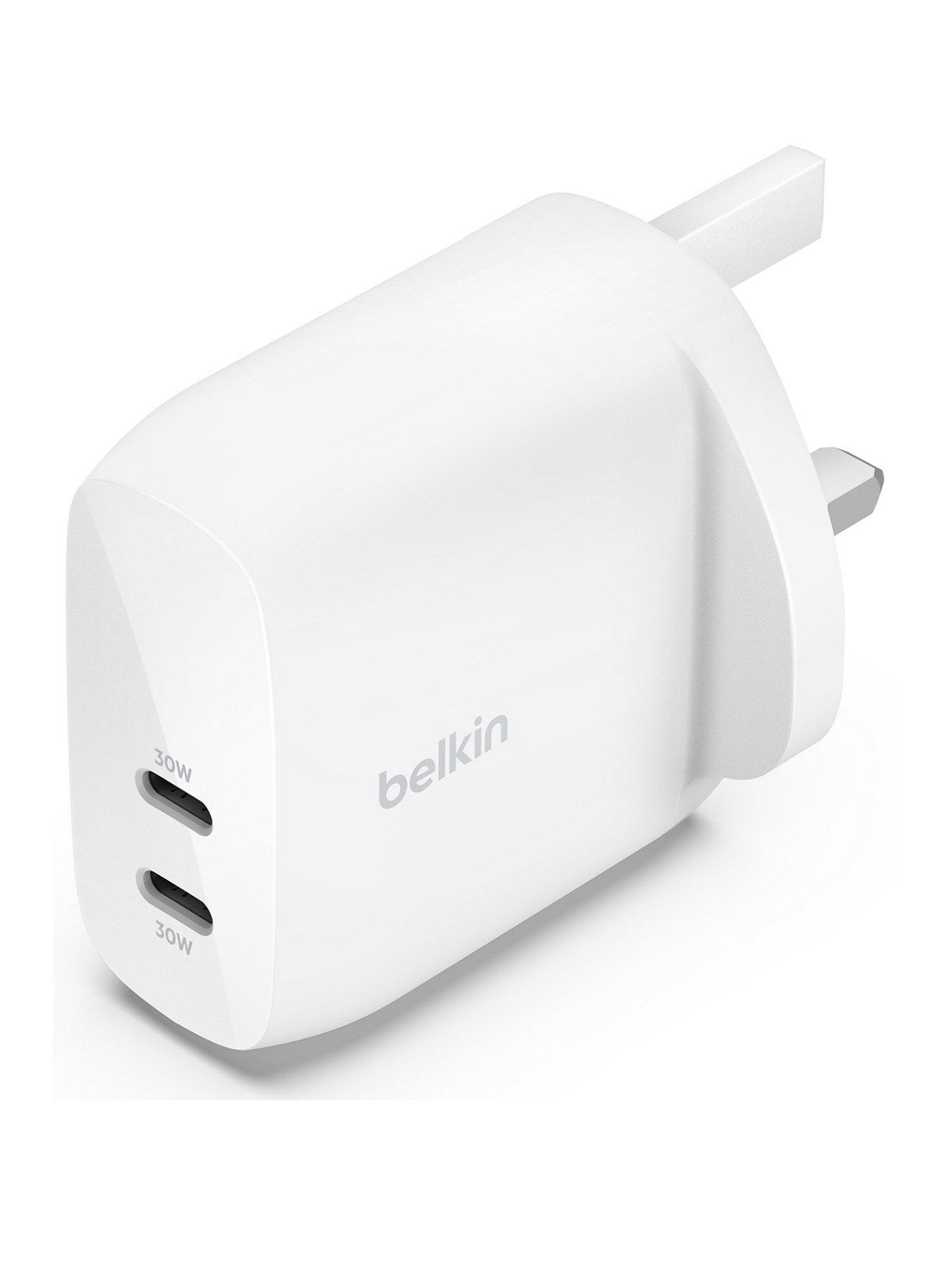 Belkin Belkin 60W USB-C Dual Port Wall Charger - White