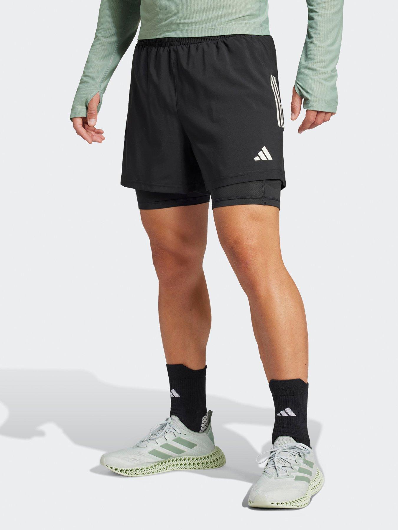 adidas Mens Running Own The Run 2In1 Shorts - Black